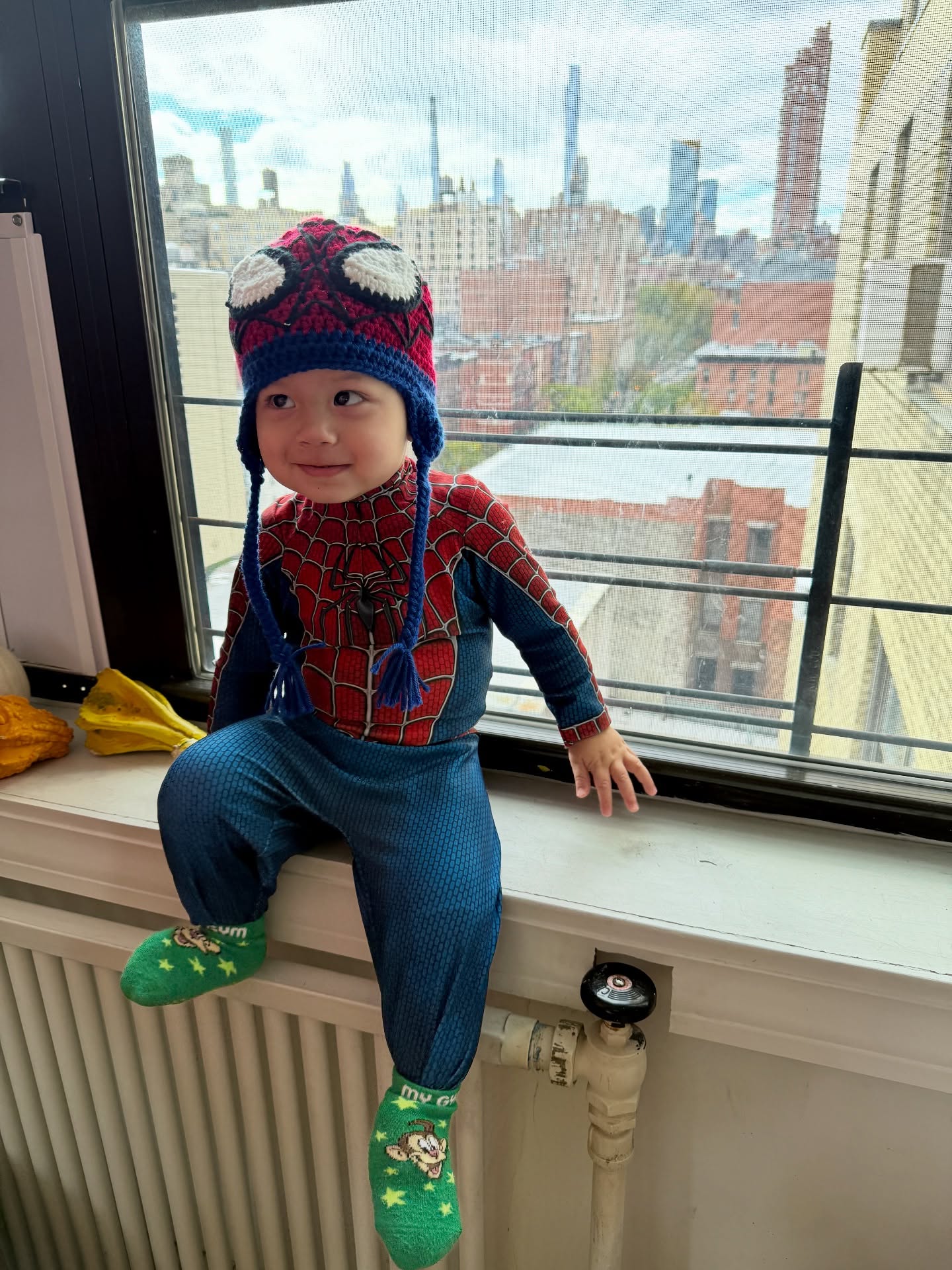 Happy Halloween from your friendly neighborhood Spider-Monty!