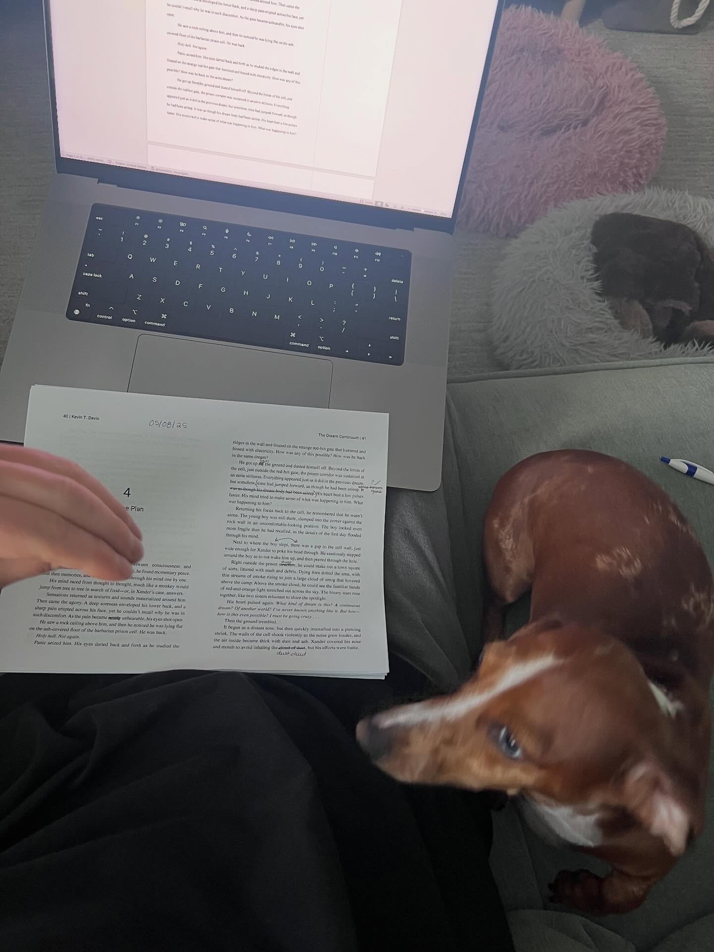 Chapter 4 is ween approved ✅
The next chapter installment in The Dream Continuum novel is coming soon!
#writingcommunity #amediting #indieauthor #scifiwriter #fantasywriter #thedreamcontinuum #creativeprocess #debutnovel #sciencefantasy