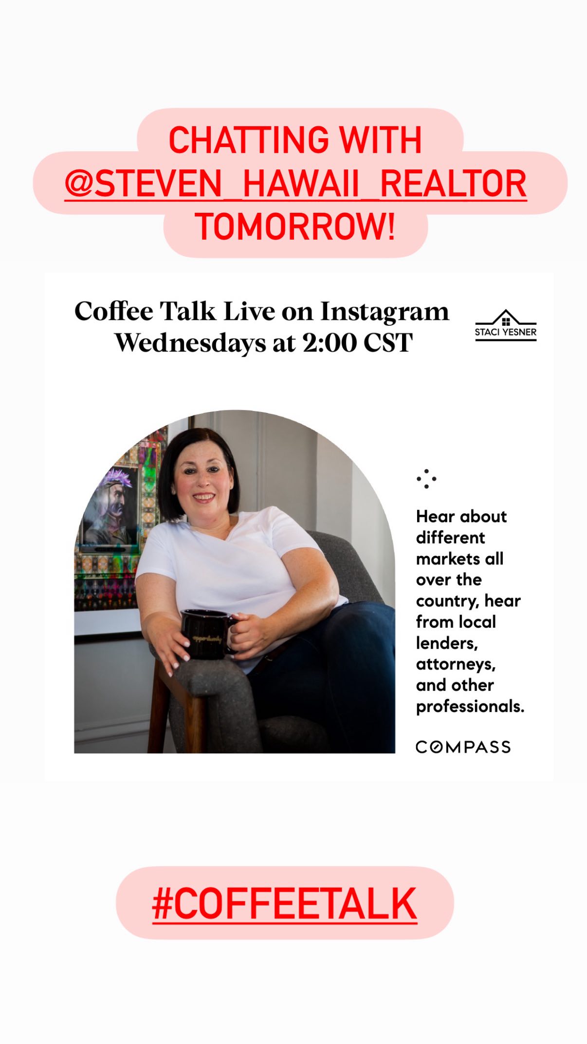 So great to chat with @steven_hawaii_realtor and find out more about Kona and the differences between all of the islands of Hawaii and why Steven loves the Big Island!