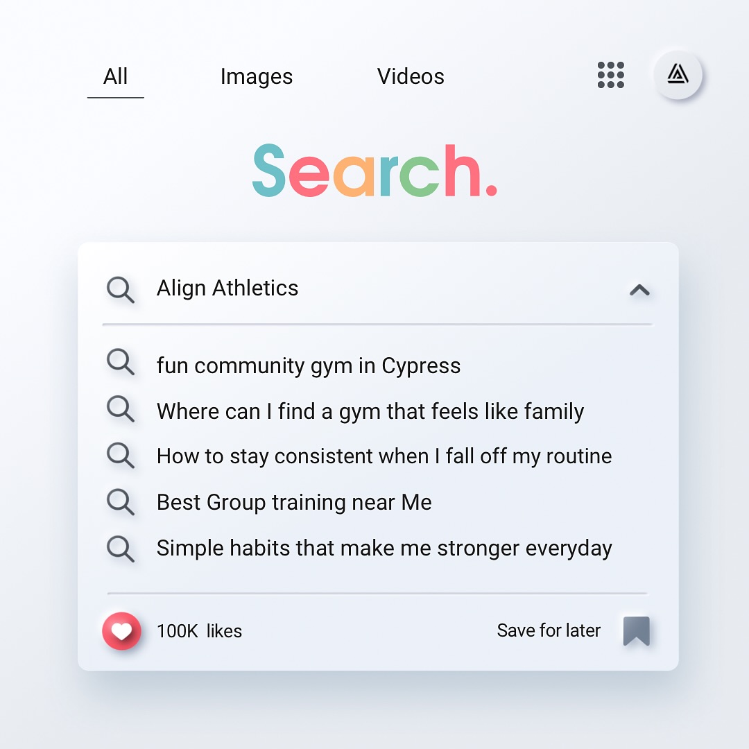What people are searching for is exactly what we’ve built.
A gym that feels like home.
Coaching that keeps you consistent.
Small groups that push you to grow.
Simple habits that make you stronger every day.
Join the community everyone’s talking about.
#thealignathletics #AlignAthletics #CypressTX #TomballTX #StrengthConditioningCommunity #SmallGroupTraining #FunctionalFitness #CommunityDrivenFitness #FeelGoodLiveGood #CypressGym #TomballGym #TrainWithPurpose