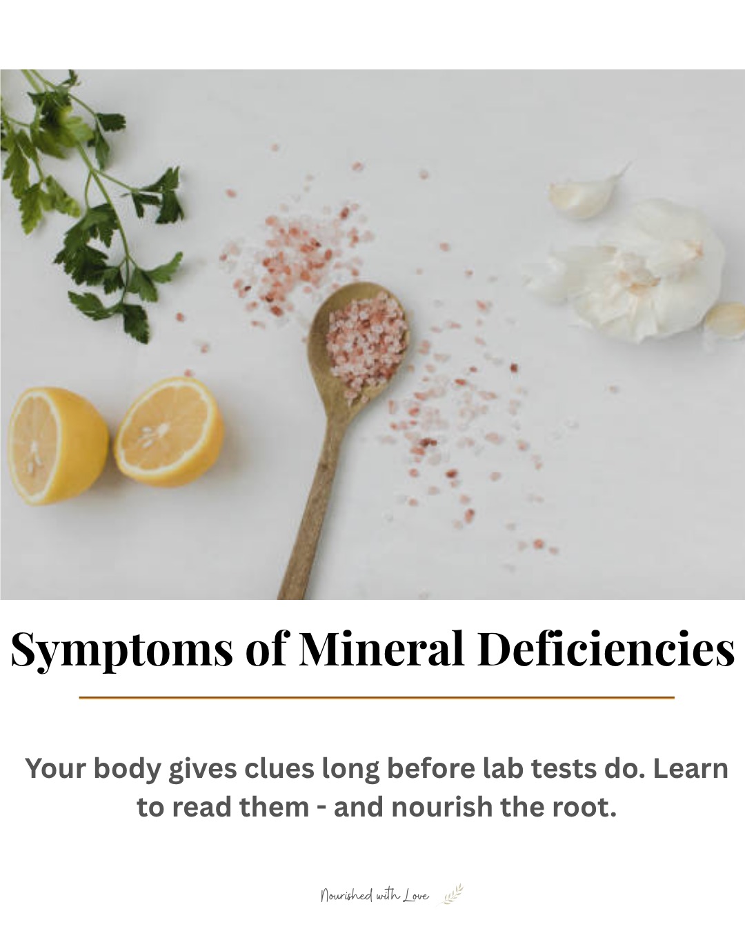 Most people ignore the little signs their body gives - until they become symptoms.
But every change in your skin, hair, energy, or mood is your body trying to tell you something.
✨ Acne, hair loss, fatigue, dizziness, muscle cramps…
They’re not random.
They’re nutrient clues - messages from your cells that minerals are out of balance.
When I read your blood results alongside your SmartDNA, we can see exactly what your body truly needs - no guessing, just precision nourishment.
💛 Save this post so you can come back to it whenever your body gives you little hints that something’s off.
Your body isn’t broken - it’s communicating. You just have to learn the language.
Follow @nourishedwithlove.nz for more functional nutrition, SmartDNA, and GAPS-based healing guidance on instagram.
Julie Smullen
Functional Nutrition Consultant & Certified GAPS™ Practitioner
www.nourishedwithlove.org
#NourishedWithLove #GAPSPractitioner #GAPSDiet #FunctionalNutrition #RootCauseHealing #GutHealth #GutHealing #WholeBodyHealing #HolisticNutrition #FunctionalMedicine #ListenToYourBody #NutrientDeficiency #VitaminDeficiency #MineralDeficiency #FoodAsMedicine #HealFromWithin #NaturalHealing #BodyWisdom #HolisticHealthCoach #WholeFoodHealing #NourishTheRoot #HealthFromTheInsideOut #GutHealthJourney #HolisticHealth #IntegrativeNutrition #WellnessJourney #DetoxNaturally #SkinHealth #HormoneBalance #HealthyFromTheInsideOut