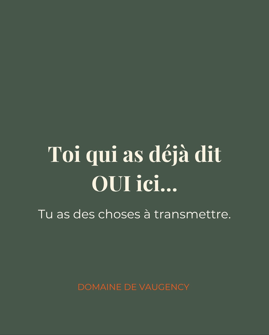 Les futurs mariés se posent mille questions.
Et toi, tu as les réponses maintenant.
Si tu pouvais revenir un an en arrière …
Quel conseil donnerais-tu à ton toi, futur marié(e) rempli de stress et d’étoiles dans les yeux ?
Aujourd’hui, on lance la Vaugency Family : conseils d’anciens.
Raconte-nous en commentaire ou dans nos stories du jour.
On transmettra aux amoureux qui préparent leur grand OUI à Vaugency.
Parce que les plus belles leçons… viennent de ceux qui ont déjà vécu la magie.
La Vaugency Family parle.
Et ça fait du bien. 💚
Et parce que toi, tu fais désormais partie de la Vaugency Family.
.
.
.
.
.
#domainedevaugency #vaugencyfamily #vaugencyfamilyparle #mariagevaugency #conseilmariage #weddingadvice #viededomaine #slowwedding #mariagechampagne #conseilsdanciens