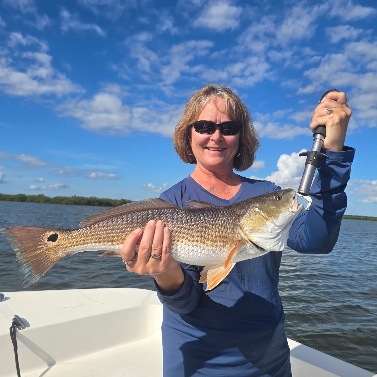 Bite is on fire!! Call me to get in on the action 386-214-3530. #buckedupapparellc #coderedfishingcharters #floridalife #floridafishing #floridafishingproducts #newsmyrnabeach #mosqutiolagoon #4horsemancorks #sordknives #xtratufboots #kto_customrods #turtleboxaudio www.coderedfishingcharters.com