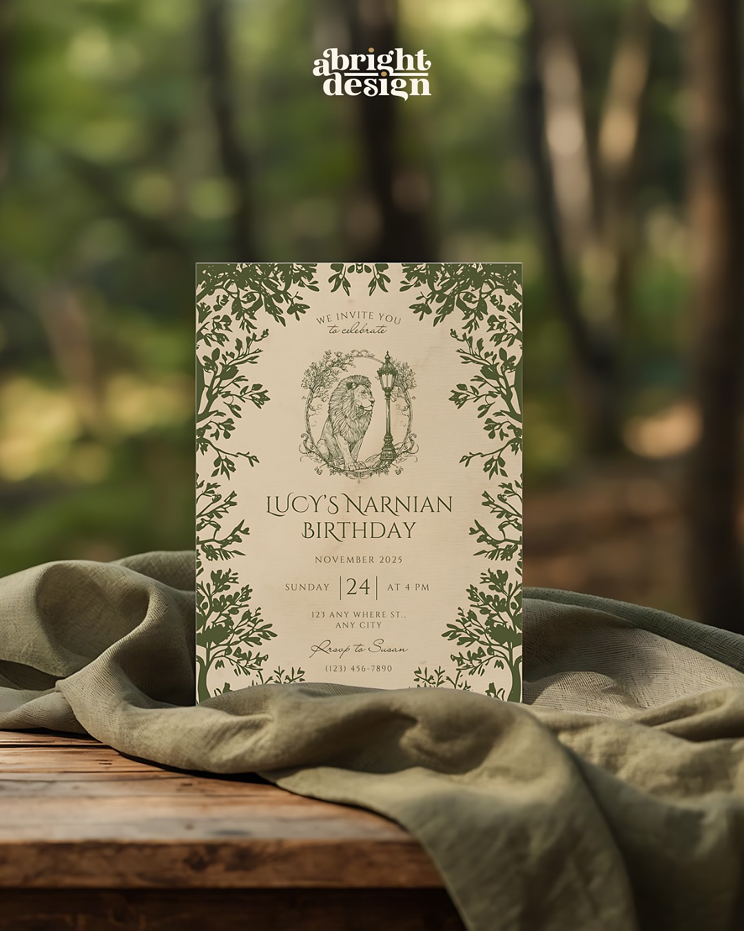 Step through the wardrobe 🚪✨🌳 and into a world of wonder with this Narnia-Inspired Invitation Template. Designed for lovers of classic fantasy, this enchanting invite features a forest leaf border that evokes the quiet magic of an eternal winter thawing into spring. At its heart stands a beautifully illustrated lamp post beside Aslan, the noble lion and guardian of Narnia, symbolizing courage, faith, and light.
Perfect for weddings, birthdays, fantasy parties, or themed events, this editable Canva template allows you to customize every detail—from the wording to the font—to make your celebration truly magical. Whether you’re inviting guests to a royal feast or an adventure beyond imagination, this design captures the timeless charm of C.S. Lewis’s world.
Get this Canva template on my Etsy shop:
abrightdesignstudio or get the link in my bio ✨
#chroniclesofnarnia #narniawedding #canvatemplates