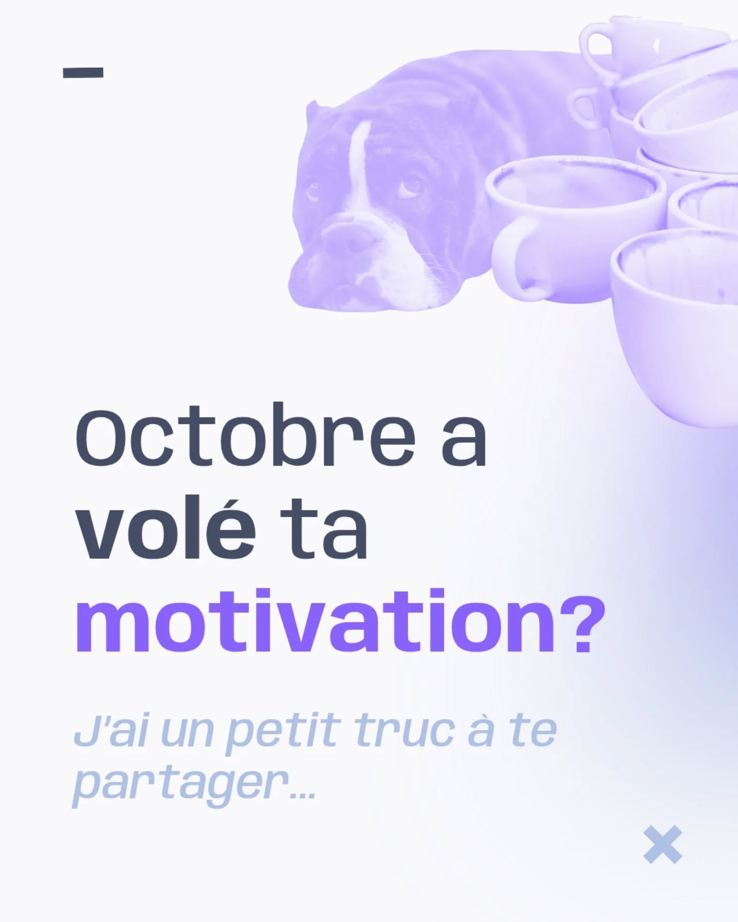 Autant l'automne est ma saison préférée, autant je sais que ma motivation a toujours un peu plus de misère à se pointer à cette période de l’année.
Les journées raccourcissent, le soleil se montre à peine, pis tranquillement… la motivation s’en va avec lui. Moins d’énergie, plus de “j'ai tellement pas envie de faire ça là”.
Tu te reconnais toi aussi ? 😅
Alors pour faire ma propre comptabilité (parce que oui, je suis une cordonnière très mal chaussée 👀), j’ai décidé de suivre mon propre conseil et je dois l'avouer, je donne de bons conseills.
Le voici, mon conseil full pas miraculeux, mais qui (j’en suis convaincue), fait une vraie différence :
1. trouve un endroit où tu te sens bien : au café, dans ta salle à manger, ton bureau… ou ton lit (au pire !).
2. Mets du linge dans lequel tu te sens bien
3. Une playlist que t’aimes (évite les tounes dépress, opte pour la motivation)
4. Fais-toi ta boisson réconfortante préférée
5. Allume même une bougie si ça te tente
PS : ce conseil fonctionne encore mieux quand ton ménage est déjà fait.
Ce post se veut un peu humoristique et déculpabilisant hihi, mais je te le dis, c'est plaisant de créer une ambiance qui t’inspire juste assez pour passer à l’action et ça, même pour ta comptabilité. 💜
Et toi, t’as trouvé ton petit setup d’automne idéal pour t’y remettre ?