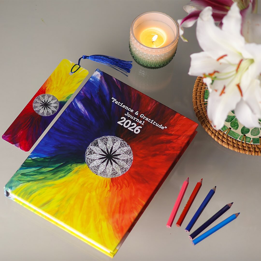 I created a beautiful Mandala at the center with deep focus and precision through Zentangle art.
The outer circle bursts with primary colours - blue, yellow, and red, each representing something essential to being human.
Blue for calm and truth, yellow for joy and warmth, and red for energy and passion.
These are the colours of life itself, our primary emotions, the essence of who we are.
This cover is a gentle reminder to stay centred, grounded, and connected to what truly matters.
Would you choose Focus as your 2026 journal companion?
Get yours now and for friends and family. They are also a perfect gift for your team members and clients. Reach out to me or buy online www.beyondboxes.net
#mindfulness #mandala #mandalamagic #zentangle #acrylics #2026 #artwithheart #journal #journaling #getyoursnow