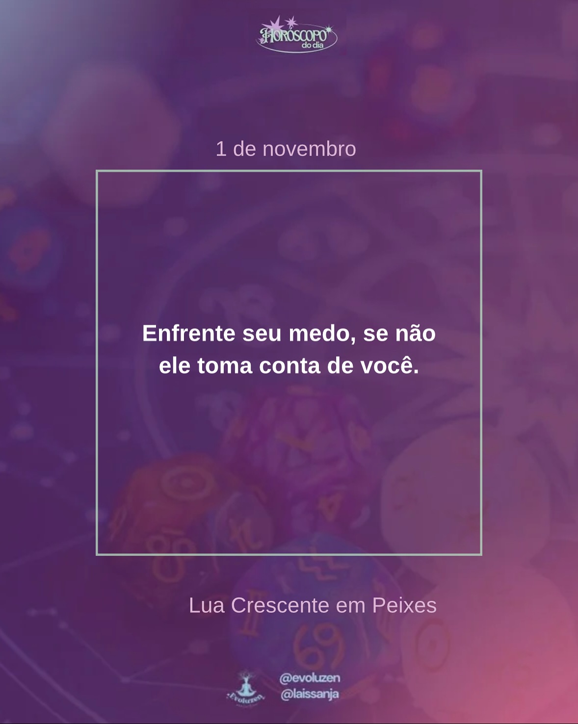 1 de novembro ✨💫⭐️