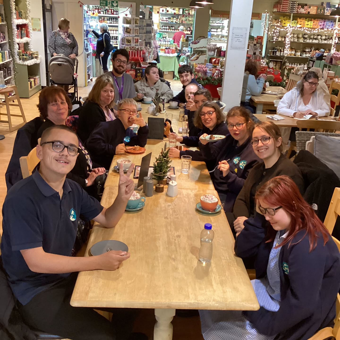 Before half term classes 3 and 4 had a fantastic trip to Brimsmore Garden Centre. The young people explored a wonderful range of plants, spotted all the gardening tools they’ve been learning about, and even managed a sneaky peek at the festive Christmas display! 🎄
They rounded off their visit with a well-deserved end-of-half-term treat in the café — smiles all round! ☕🍰