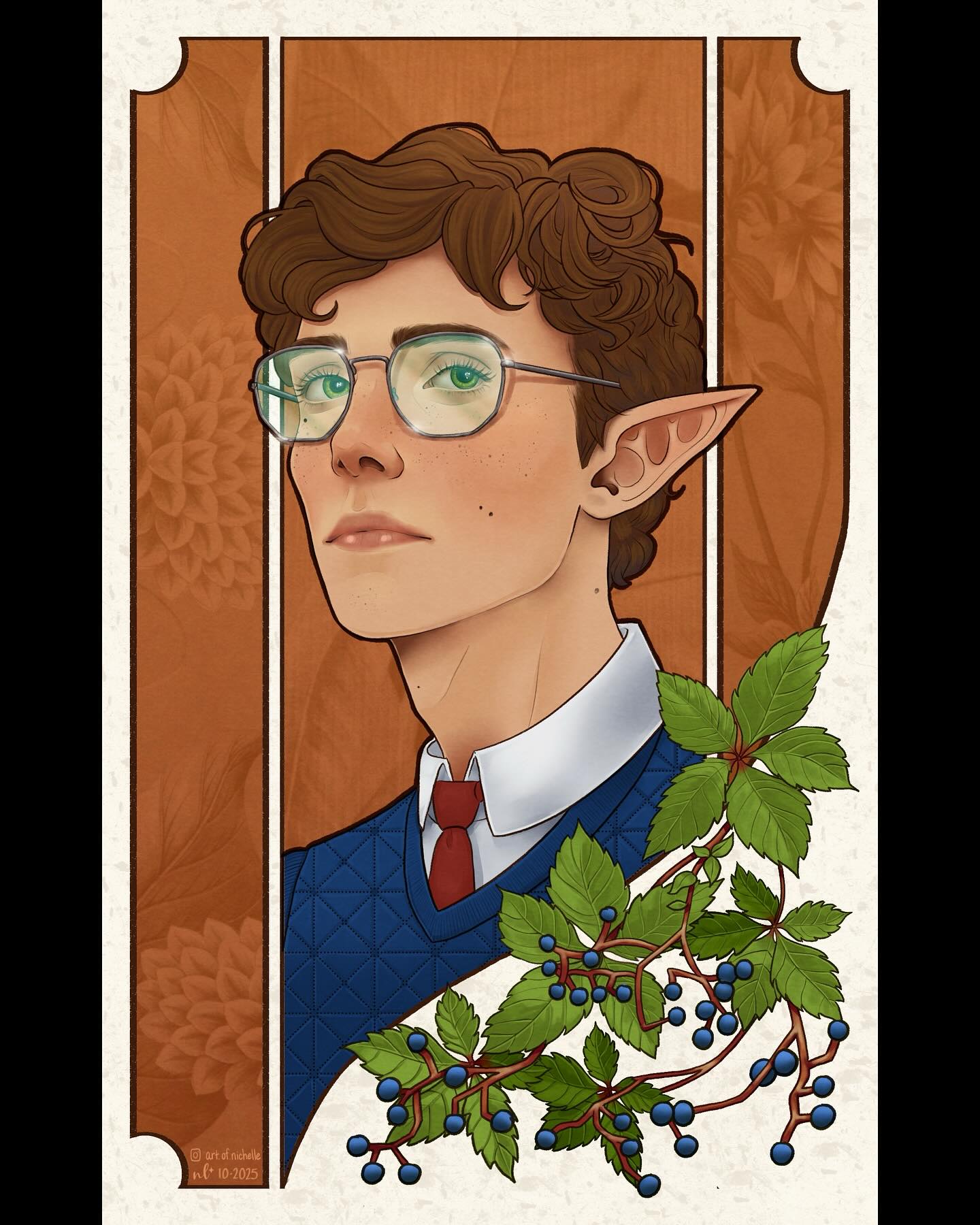 Fun piece to distract myself from life for a bit and develop my style a little more ✨
#Digitalart #canadianartist #femaleartist #procreate #ipad #applepencil #artistsoninstagram #artistsofinstagram #artnouveau #virginiacreeper #development #distraction