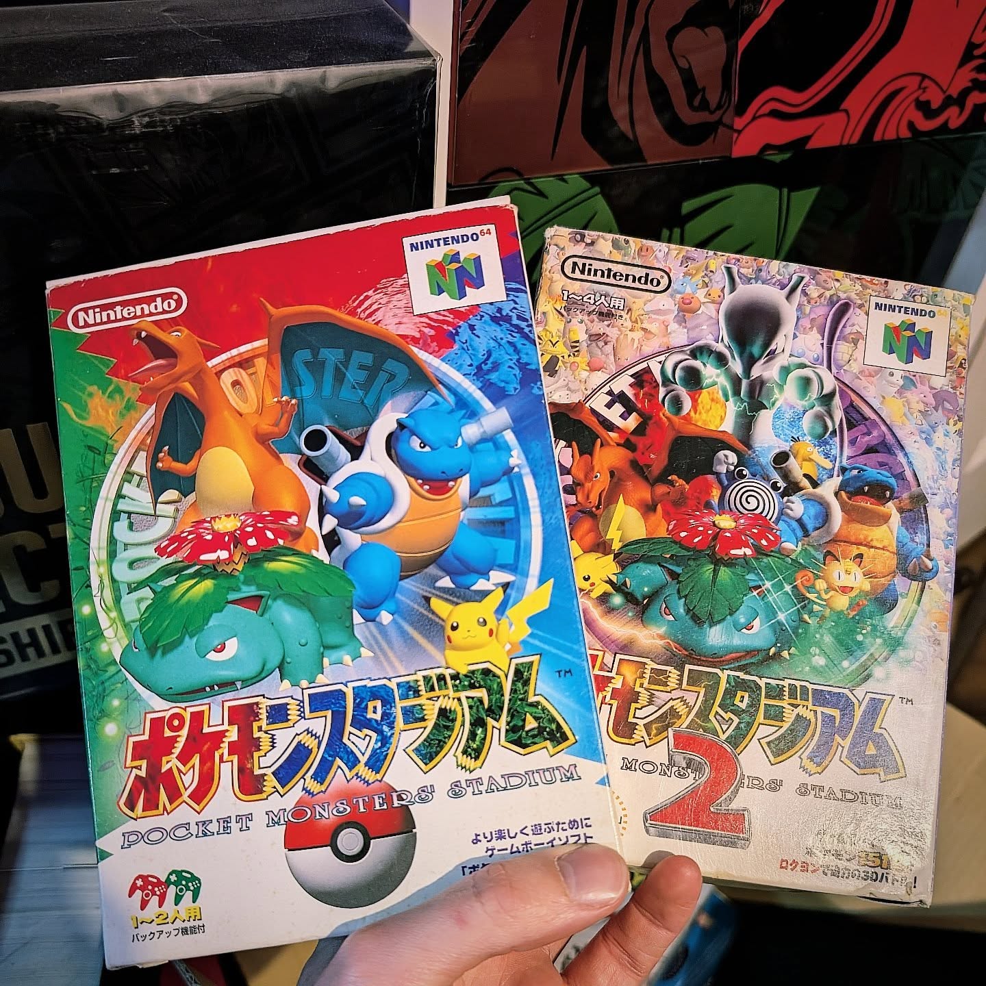 These came in last week and I haven't had a chance to properly appreciate them, but what a cool piece of Pokémon history! The original Japanese Pokémon Stadium 1 and 2 for the Nintendo 64 with working games and manuals - unreal 🔥
#pokemon #nintendo #nintendo64 #nintendo64games #pokemonstadium #pokemonuk #pokemoncollection #PokemonCollectors #pokemonfan #pokemoncommunity