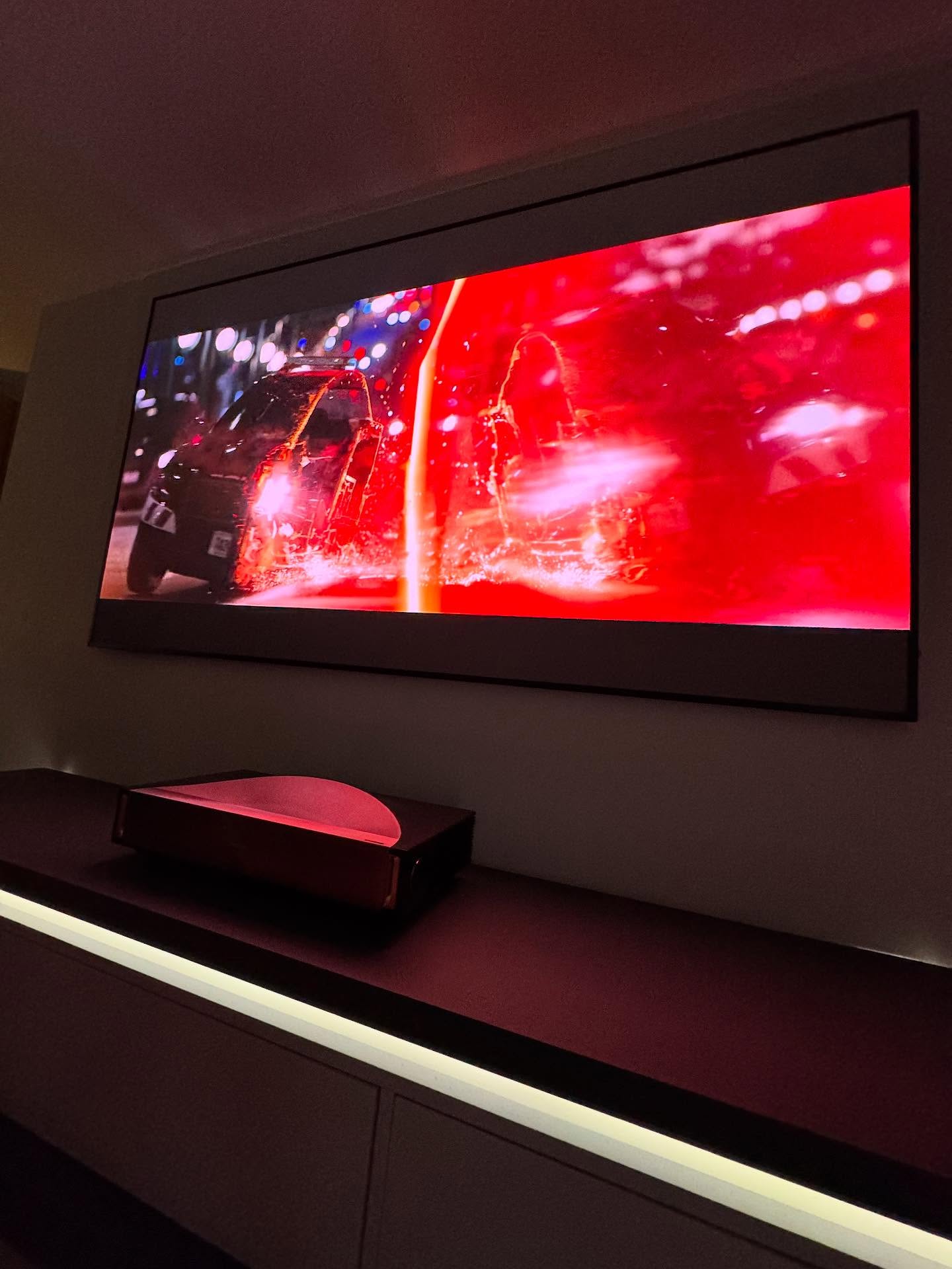 🎥✨ Big Screen Dreams, Delivered!
Today we installed this stunning 100” 4K @hisenseuk L9Q UST Laser Projector — and wow, what a picture!
Crystal-clear detail, rich colours, and an incredible built-in sound system make this setup a true home cinema experience.
Whether it’s movie night, gaming, or watching the big match, this projector turns any room into your own private cinema 🍿📽️
💡 Installed by The AV Guys — bringing big-screen brilliance to homes across Herts & Essex.
#HomeCinema #HisenseL9Q #4KProjector #LaserTV #TheAVGuys #AVInstallation #HomeTheatre #SmartHome #ProjectorSetup #LuxuryLiving