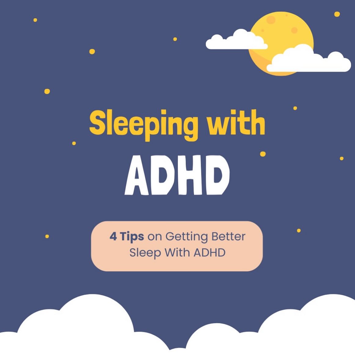 Sleeping with ADHD can be a battle, but it doesn’t have to be. 💪
Check out these 4 tips to help your mind relax and unwind at the end of the day. 💤
#adhd #neurodivergent #adhdtips #sleep