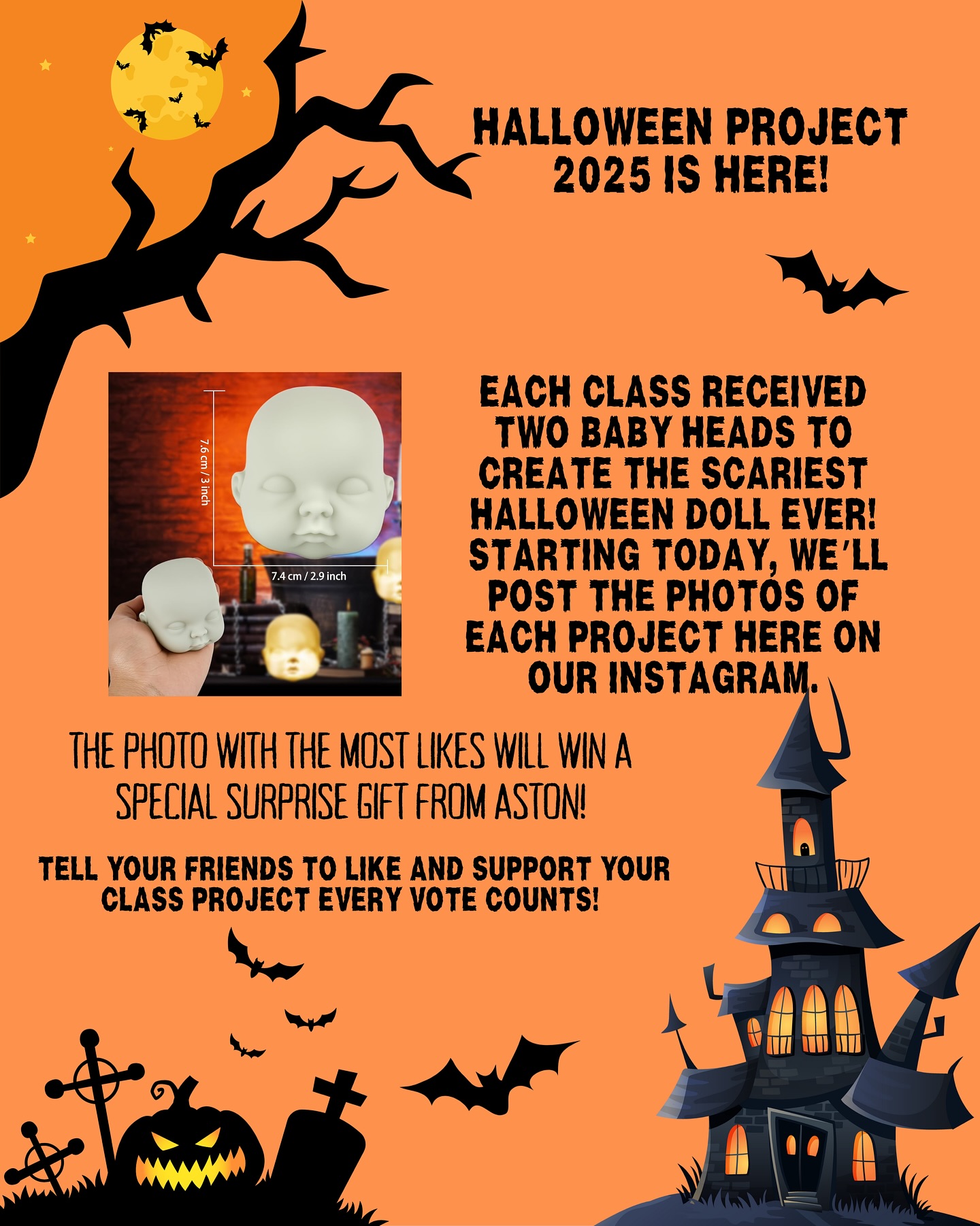 The Halloween Project has begun! 🎃
Vote for your favorite scary doll — the most liked one wins a surprise gift! 👻
#AstonHalloween #HalloweenProject2025 #SpookySeason #AstonInternationalAcademy