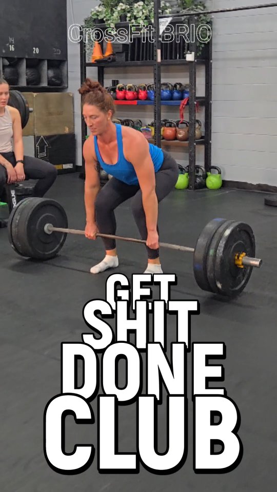 Morning meeting of the Get Shit Done Club 💪🏼🌞
CrossFit BRIO is safe, effective fitness for anyone.
But not for EVERYONE... Only for people who want to get shit done.
#riseandgrind #7am #musclemass #strongAF #CrossFitworks #forgingelitefitness