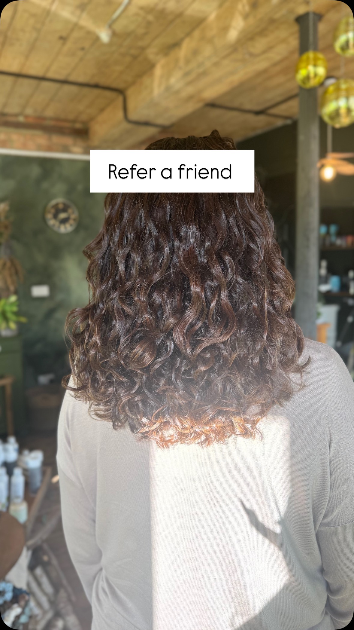 There’s no bigger complement when curlies talk about visiting 🥰🥰🥰
I had to remove this offer due to being full but now with extra hands on deck it’s a perfect time to reintroduce it again!
For every friend you recommend you’ll get 10% off your next service, all your friend needs to do is mention your name in their appointment.. it’s that simple!
What was that advert on years ago?!…it’s good to talk… don’t think my dancing is as memorable as the BT advert 😆
For more info just chat to one of us in salon or drop a dm!
#curlyhair #curlspecialist #curlyhairdresser #bournemouth