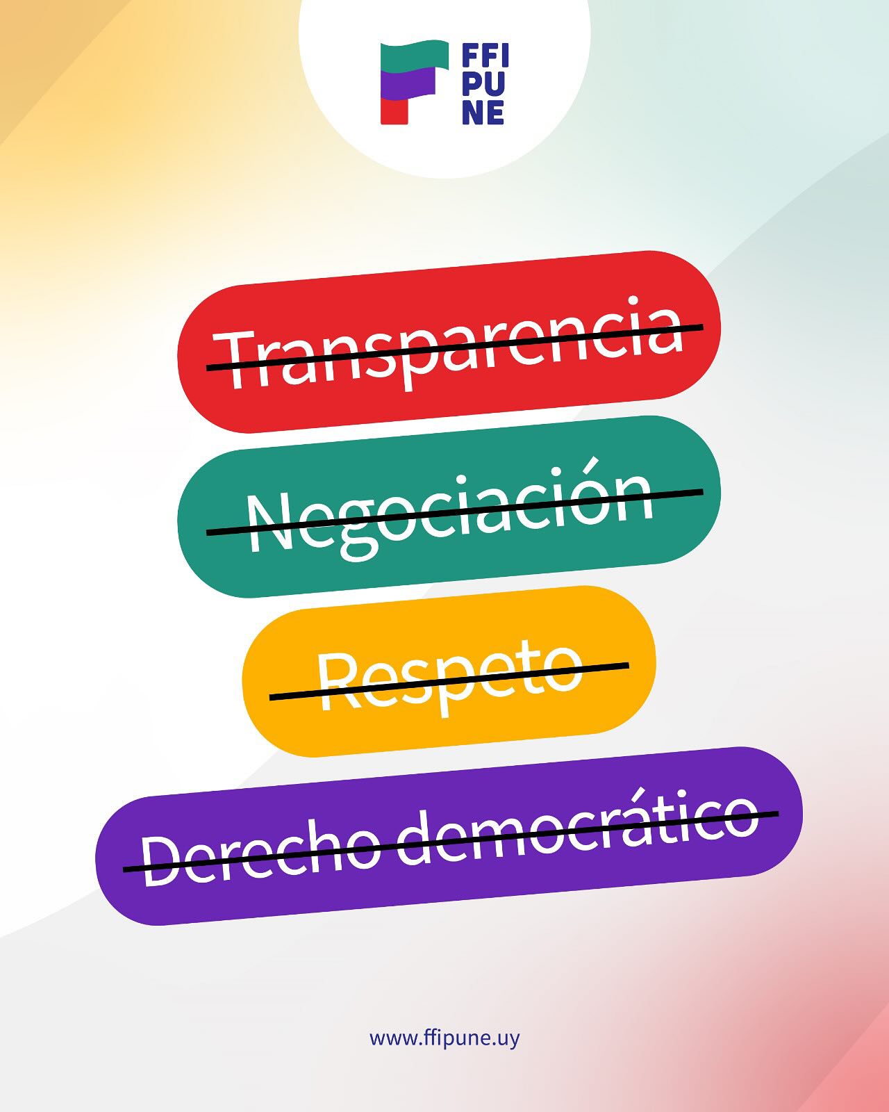 FFIPUNE actuó con seriedad y propuestas. La OPP cambió reglas sin publicar, dijo NO sistemáticamente y derivó puntos/propuestas no salariales al “Diálogo Social” sin plazos ni metodología de implementación de resultados vacía la negociación. Así se vacía la negociación colectiva. Exigimos reglas claras, propuestas sobre la mesa y cronograma vinculante.