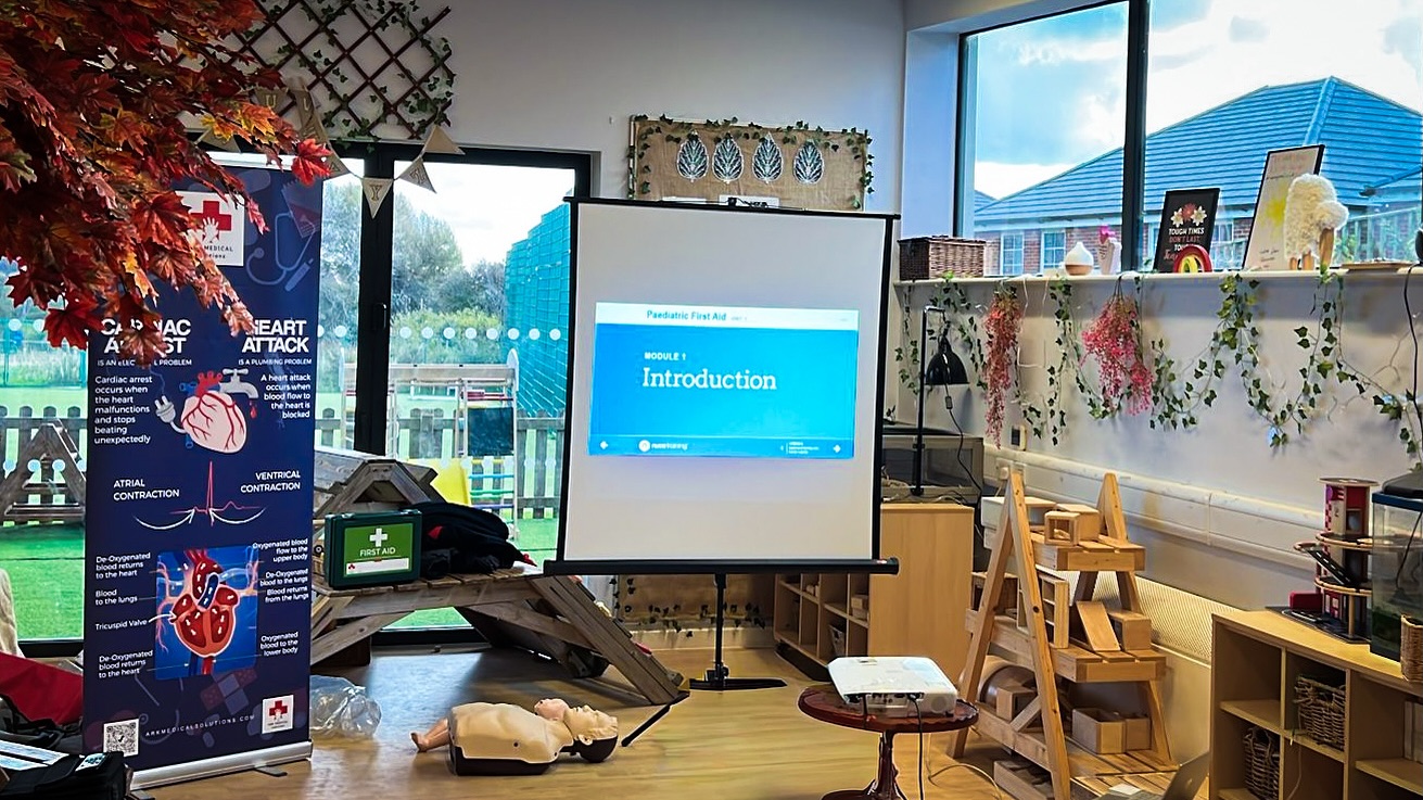 Last week, Ark Medical Solutions had the pleasure of delivering another successful Paediatric First Aid course to dedicated staff from primary schools across Purbeck, along with the wonderful team at Little Birds Pre-School. The training took place in Swanage, where participants engaged in a full day of face-to-face instruction, building on the foundational knowledge gained through our eLearning modules completed prior to attendance.
What truly sets our courses apart is the expertise of our instructors. Each one is a current 999 staff member, actively serving in emergency response. This real-world experience means that the training provided is not only relevant but also rooted in practical knowledge that other providers simply cannot match. Investing in training with Ark Medical Solutions is an investment in your staff’s skills and confidence, ensuring they are equipped to handle emergencies with competence and care.
If you’re looking for a Paediatric First Aid course for your childcare facility, school, or youth group, or if you want to learn how to respond effectively in emergencies involving your children, grandchildren, or other young people, don’t hesitate to get in touch. Let’s arrange your course for 2026 today. Your peace of mind and the safety of those in your care are worth it!