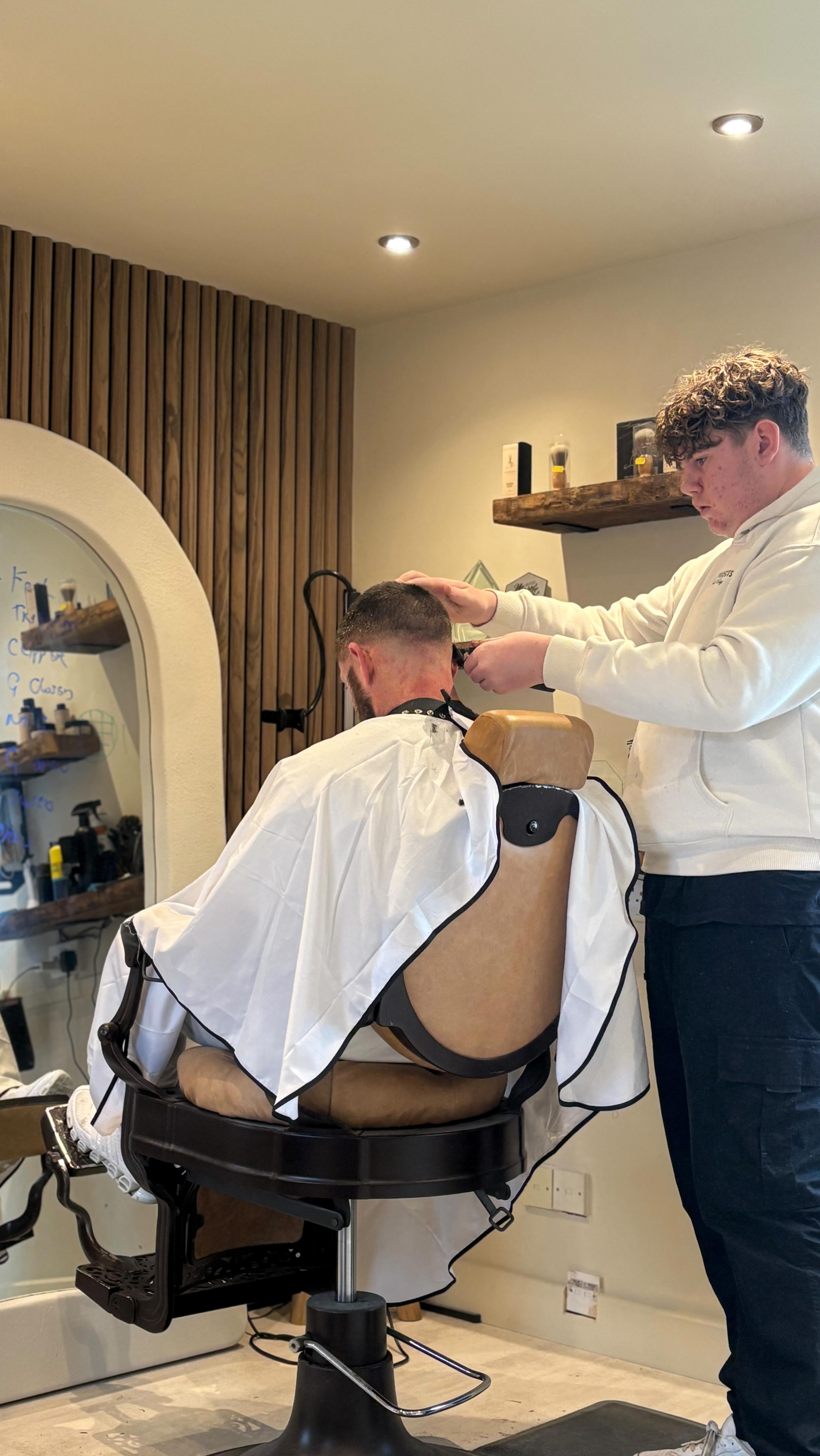 Day 1 - Harry’s progress speaks for itself. 🔥 #Barbering #BarberCourse #BritishSchoolOfBarbering #SimplicityRedefined