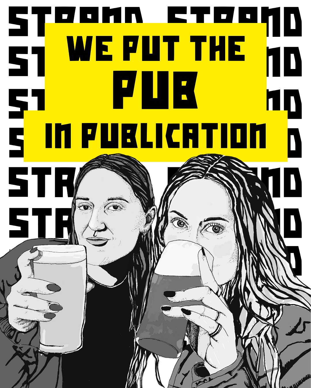 STRAND PUB SOCIAL
Come & join us at Ye Olde Cheshire Cheese on Wednesday 29th October at 6pm - no sign up required! 🍻
Illustration by @luellajohnn