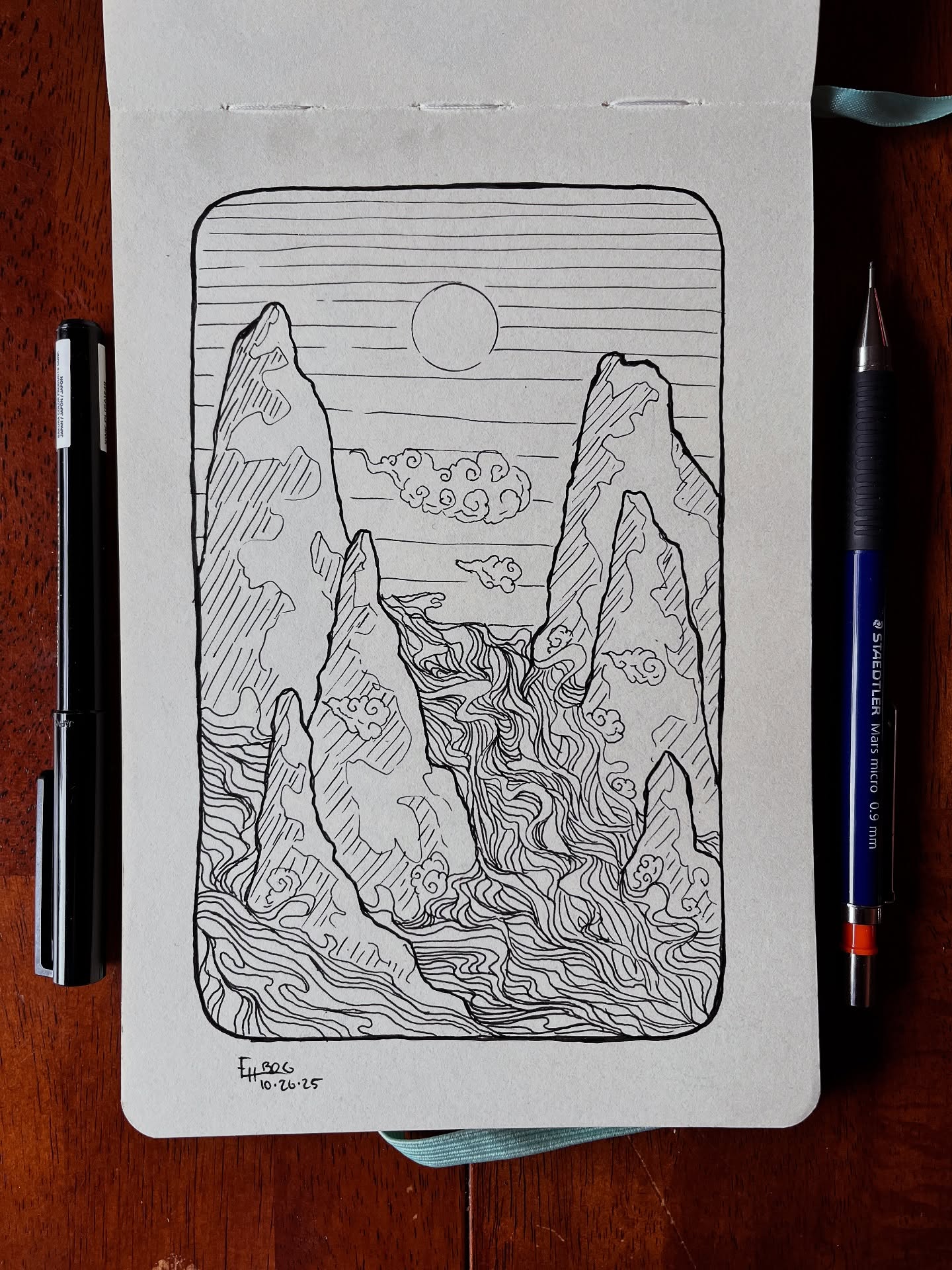 Prompt- “WINDY” - today was a little struggle. The pen did not want to work in my hand and the ideas weren’t my favorite. That’s part of this challenge I guess, overcoming the days where your flow doesn’t feel great and doing it anyway because your craft needs attention and it feels good to give that to yourself in the end. Day 26 of creating something today that I didn’t know I’d create yesterday.
-
@stickersfordaysllc #drawfordays #draw #ink #sketch