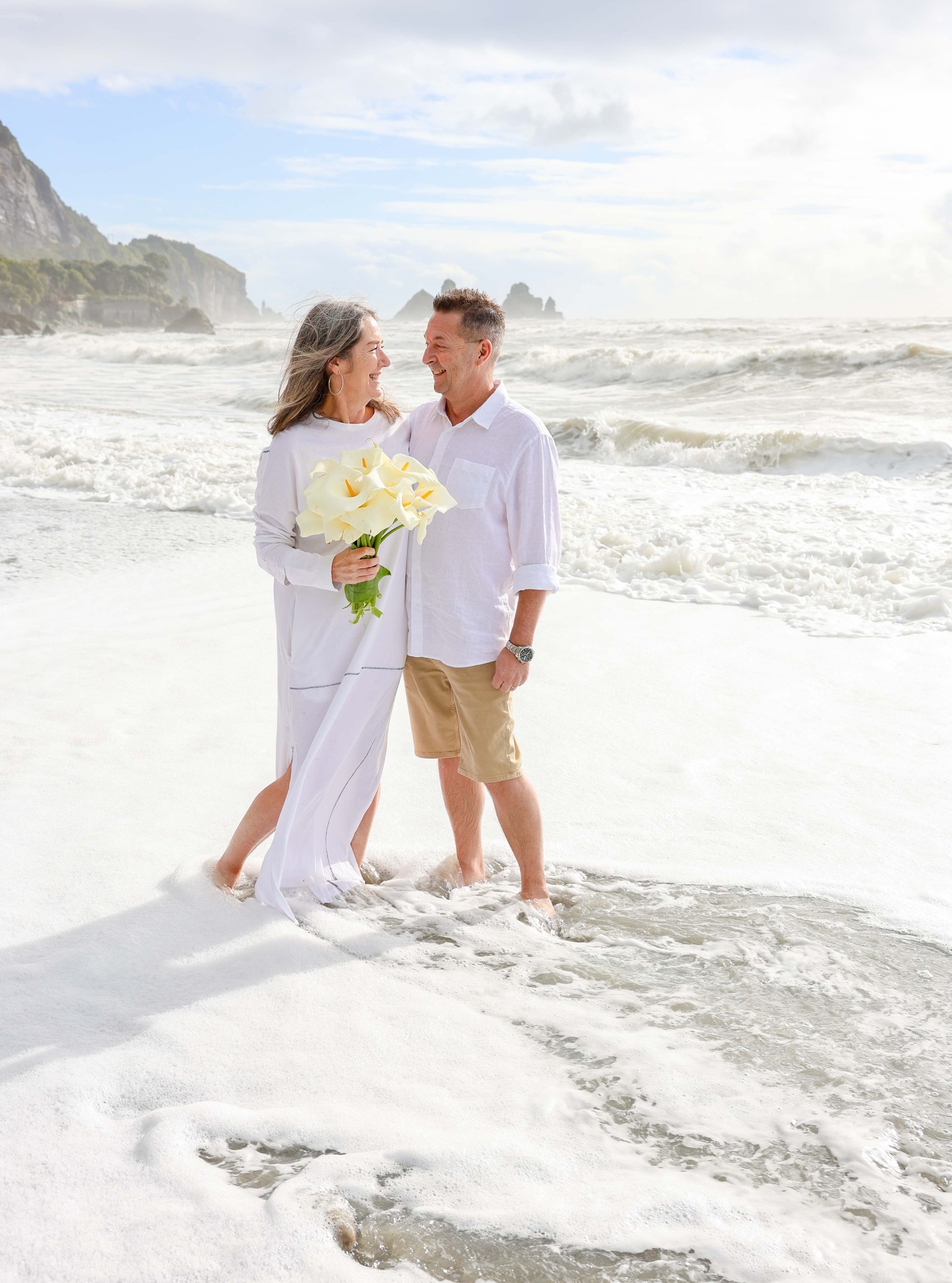 Congratulations to Anton and Lisa, who eloped on Sunday. Such a gorgeous couple and such a gorgeous place for an intimate, relaxing 'I Do.' More photos on our website. Elope West Coast dot NZ.