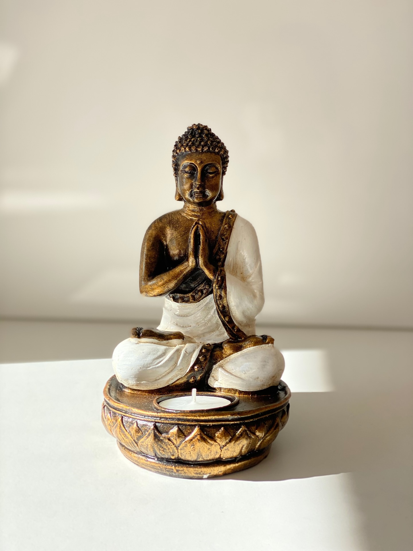 Možná se vám ještě vybaví příspěvek o tom, jak jsem nadšeně nakoupila mnoho velkých sošek Buddhy, Ganesh atd.a jak mi je následně přepravní firma doručila z 90% rozbité…
Toto jsou malé sošky, které cestu z Bali přežily a konečně jsem našla čas, vystavit je na e-shop. Můžete do nich vložit čajovou svíčku a nechat na sebe působit klid, který vyzařují.
Soška Buddhy je symbolem moudrosti, soucitu a blahobytu. Každé místo rozzáří a naplní ho pozitivní energií.
Pouze 1 ks od barvy skladem na
🕉️ www.zbozizbali.cz 🕉️