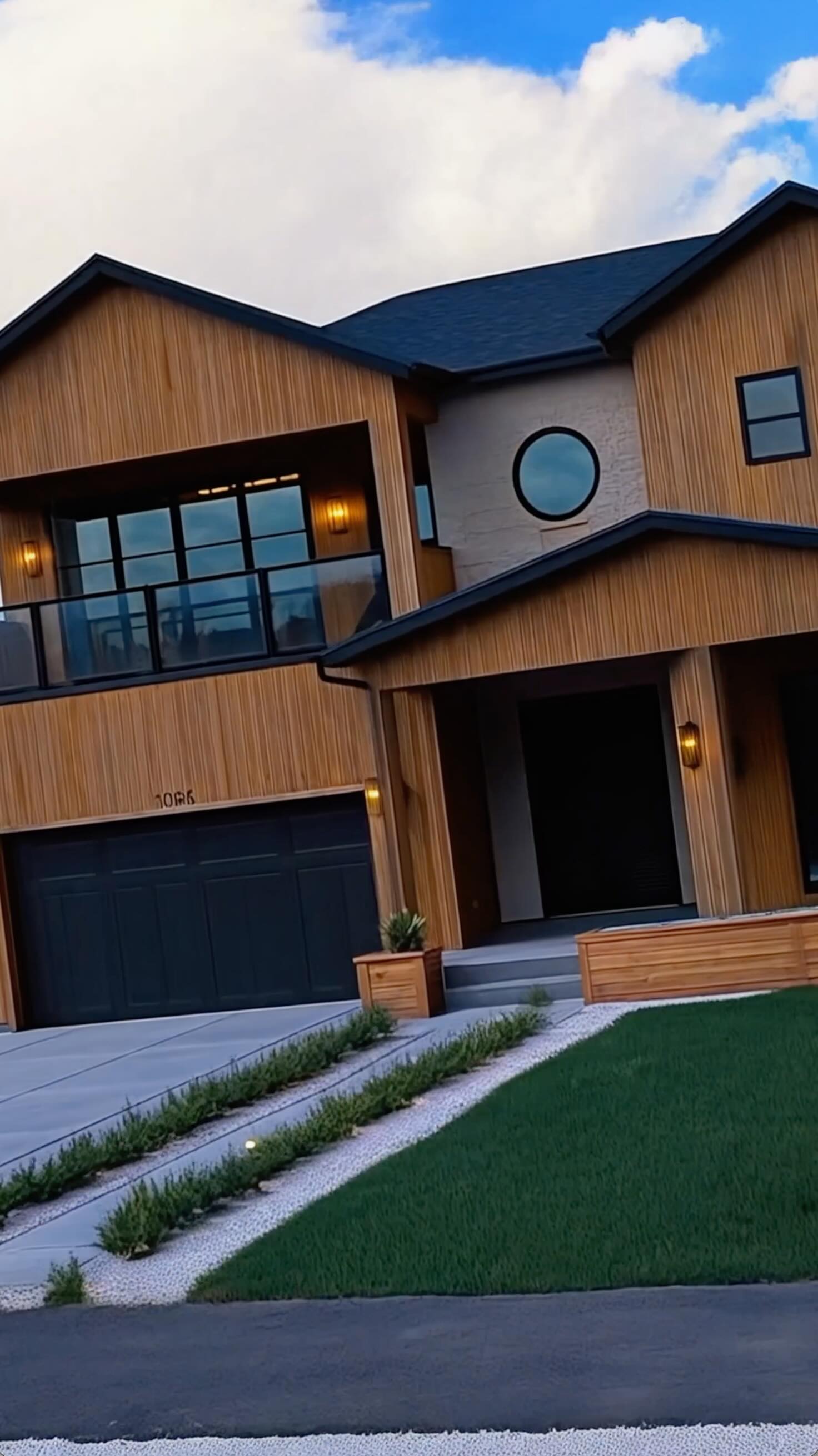 🎥 Home is a beautiful mix of contemporary beauty and refined rustic with a pop of jade green that totally steals the show!