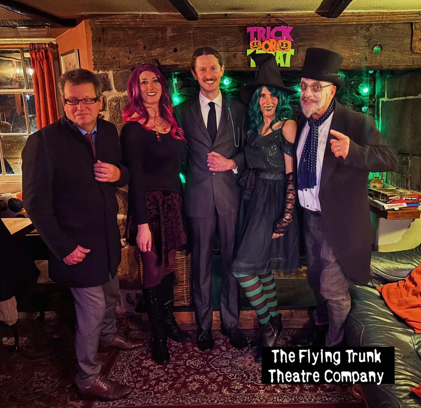 NIGHTMARE IN SANDFORD
🎃 Back to the 80s Murder Mystery
25.10.25
What a night! A huge thank you to our fantastic audience who helped crack the case — your questioning was seriously impressive! The evening was packed with spooky stories, sharp sleuthing, and a plot twist that had everyone guessing right until the end.
A big shoutout to The Lamb in Sandford for being such wonderful hosts — we loved being back! 🕵️♀️💀
@lambinnstagram
The Flying Trunk Theatre Company will return in the New Year… stay tuned!
@sarah.montague.5b @clivepig
#liveshow #immersiveperformance #improvactors #devontheatre #actorlife #devonevents #murdermystery #theatricalfun