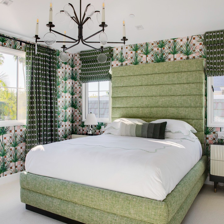 I wanted this guest room to feel like a true retreat, layered with texture, warmth, and a touch of boldness. The botanical wallpaper brings in a fresh, organic energy, while the structured green upholstery on the bed adds a soft, tailored balance. I love how the geometric drapery complements the lush tones — creating depth without overwhelming the space.
Design is all about creating moments that feel both elevated and inviting, and this room does just that.
Design @lindseymillerinteriors
Photography @mellon_studio
#LuxuryInteriors #DesignWithPersonality #PatternAndPoise #GreenInteriors #GuestRoomGoals #TexturedDesign #HighEndInteriors #InteriorStyling #DetailsMatter