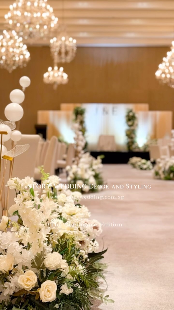 Wedding Day Decor and Styling by Story Wedding
PM us your enquiry and let’s get the most suitable customised package for you! ❤️
Above wedding venue: @singaporeedition
Slots are fully taken in 2025 and opening for 2026, 2027