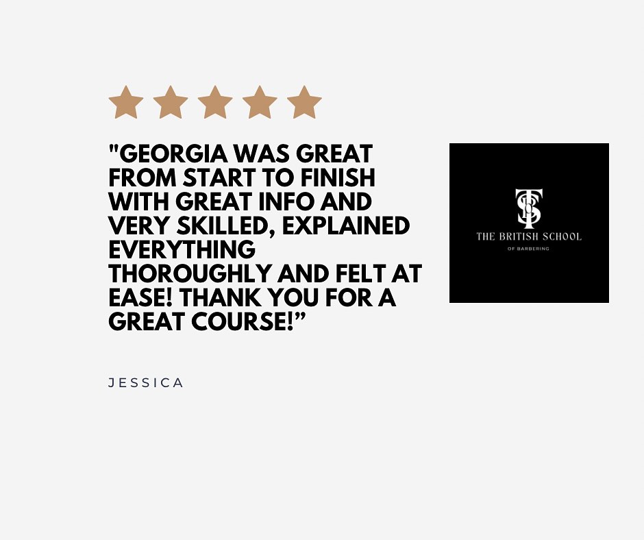 Our goal is to create a calm, professional learning experience where every student feels empowered.
Thank you, Jessica, for such thoughtful words 🤍
#TheBritishSchoolOfBeautyAndBarbering #SimplicityRedefined #CPDAccreditioninprocess #BarberingSchoolUK