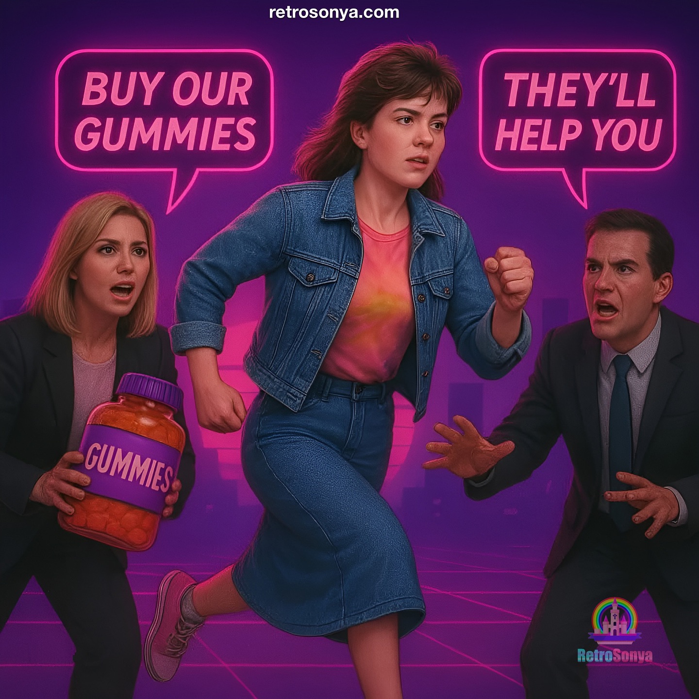 🎛️ No Magic Gummy Bear Can Fix Your Life! 🎛️
I just saw an ad claiming their “miracle gummies” would melt fat, balance hormones, and solve every problem under the sun. Are you kidding me? You can’t throw a gummy bear at hormone deregulation! 😂
Let’s be real—healing takes time, wisdom, and the right support, not sugar-coated promises. If I’m gonna eat gummies, I’ll go straight to the German candy aisle, thanks. 🍬✨
Stay sharp out there. Scammers are getting clever—but so are we. 💪 #RealHealing #RetroSonya #HealthAwakening