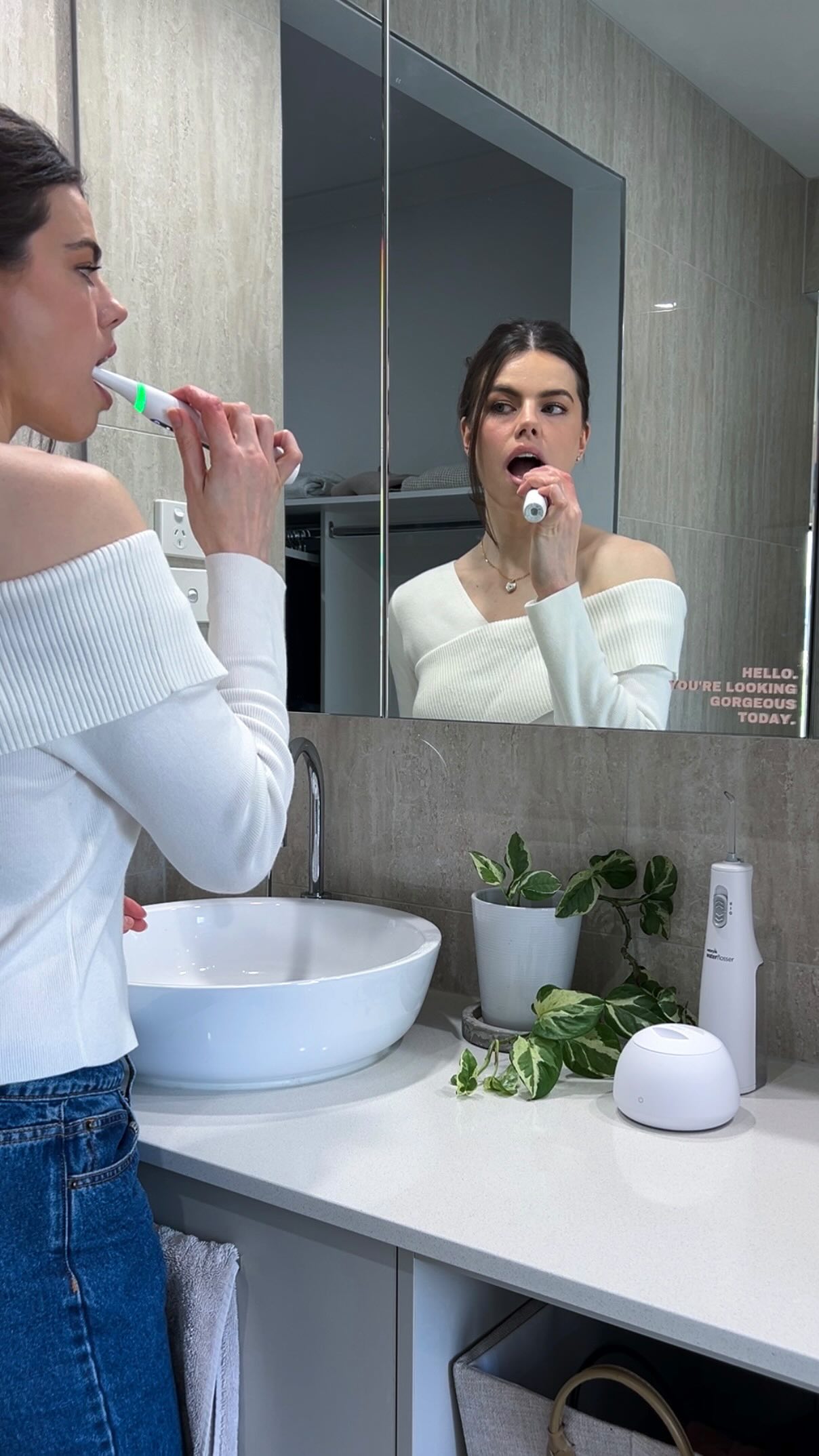 Healthy teeth > fake white. That’s just my opinion.
I’ve whitened my teeth in the past and still do the occasional at-home top-up before events, but day-to-day this is how I keep them naturally bright and healthy.
Your mouth isn’t separate from your body, it’s all connected. Gum health, digestion, even energy levels can trace back to what’s going on in your mouth. When you take care of it like the rest of your body, everything works (and feels) better.
And let’s be real, no one wants their breath to enter the room before they do. This is what actually keeps my teeth healthy and breath fresh, without harsh whitening kits, just habits that support my oral ecosystem.
You can find my Dental Care Checklist and the products I use (including the gifted @zimadental pod) on my page.
Always check in with your dentist for personalised advice 🫶🏼
P.S Did you know you share your oral health with whoever you kiss? So send this to them! My husband’s on this routine too, trust me!
#oralhealth #dentalcare #brightsmile #healthysmile #teethtips #dentalhygiene #teethwhitening #healthyroutine