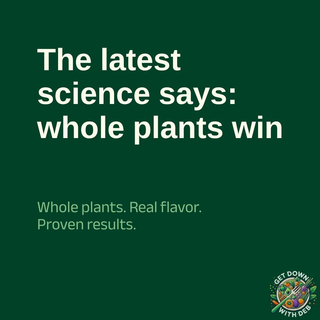 Plant power wins again. Better hearts. Lower cancer risk. Zero food drama. Let’s get cooking. Want the full science breakdown? Head to my latest LinkedIn post 🌿 #WholeFoodPlantBased #LifestyleMedicine