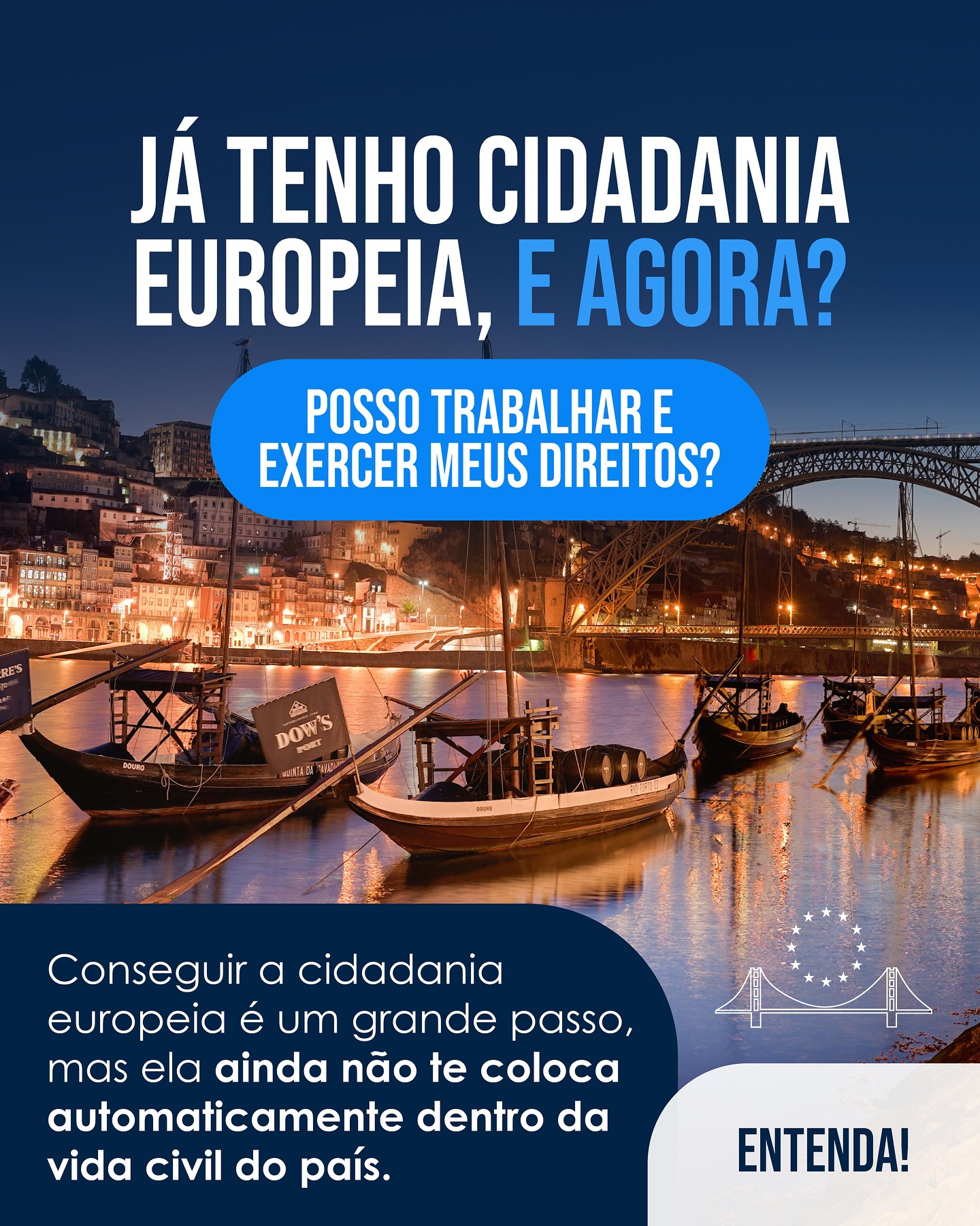 Depois que seu processo é aprovado, você ganha o direito legal de viver e trabalhar na Europa.
Mas pra colocar esse direito em prática, precisa fazer o registro civil local e emitir o documento de identidade europeu, como o Cartão de Cidadão português ou o DNI espanhol.