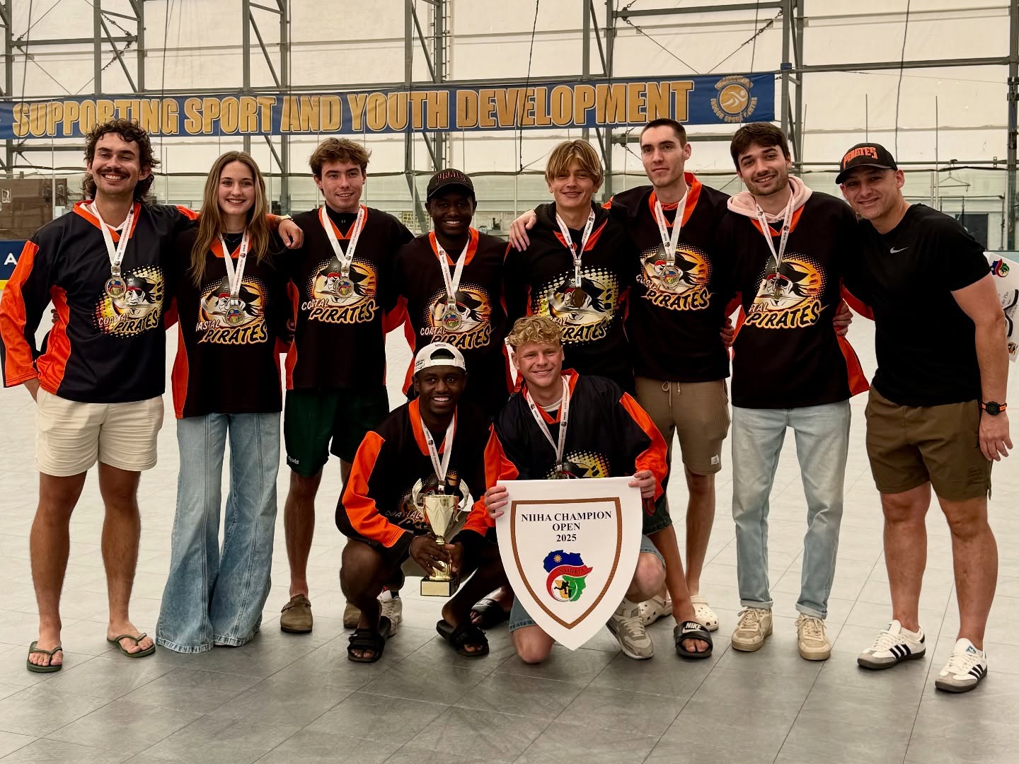 NIIHA CHAMPS 2025
TWELVE CP TEAMS qualified in the ELEVEN DIVISIONS!
A total of TEN CP TEAMS got to battle it out in the Gold Medal Games!!! An incredible achievement…
3 GOLDS:
Open, 10U and Junior Ladies
7 SILVERS:
8U, 12U, 14U, 16U, 18U, Ladies, Masters
#coastalpirates #goldandsilvercrew #niihachamps #championshipseason #proudpirates