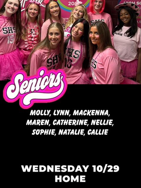 Come cheer on our Varsity Volleyball Seniors! Join us in the main gym at SHS for a short Senior Night celebration after the JV game, followed by the varsity match. Let’s show our seniors some love and school spirit!