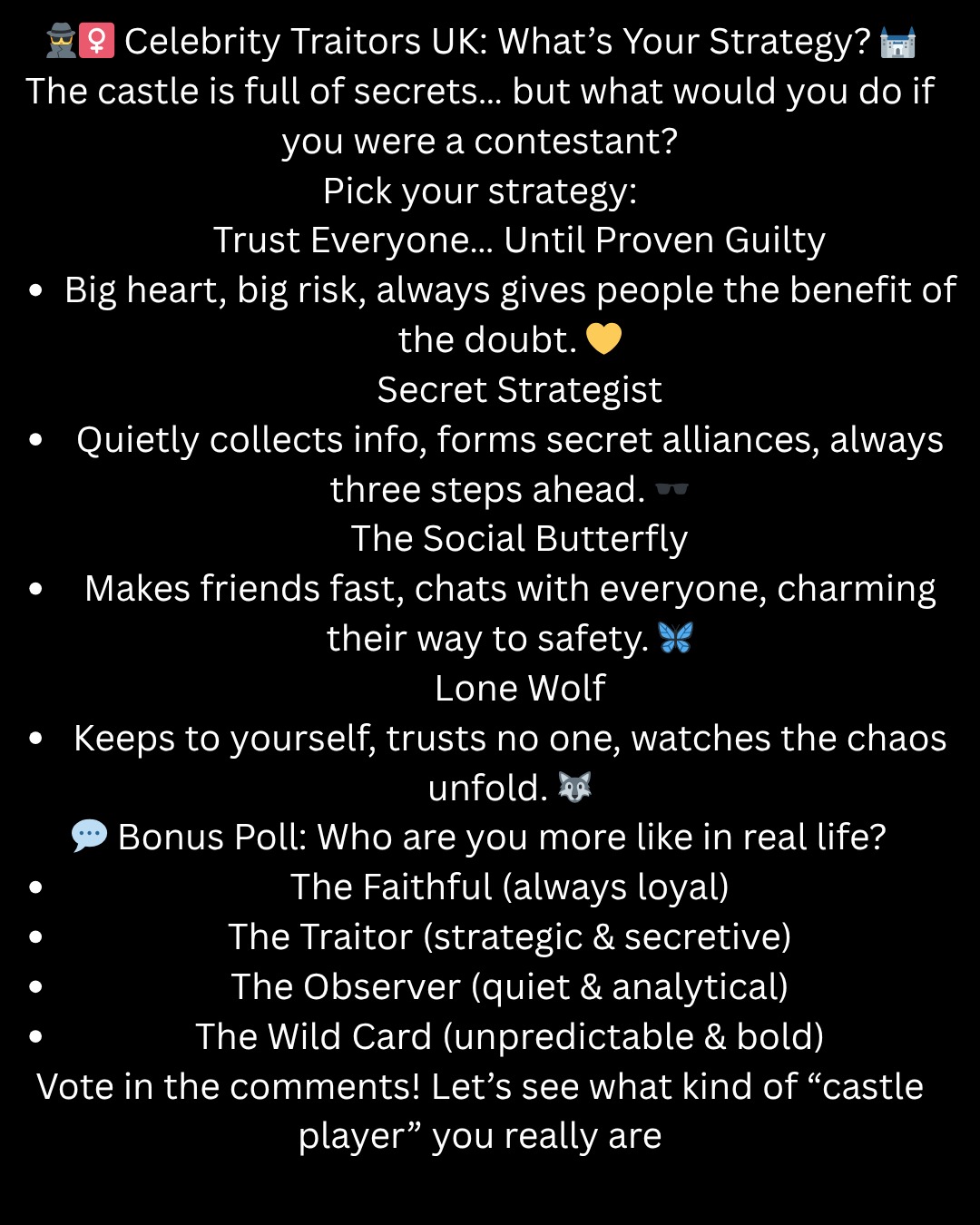 #Alliances #TrustOrRisk #MindGames #RelationshipDynamics #CounsellingThoughts #InteractivePoll #FunWithTrust #CastleLife #elmsleighcounselling #counselling #therapy #mentalhealth #health #wellbeing #wellness #stress #anxiety #uk #peoplepleasing #selfcare