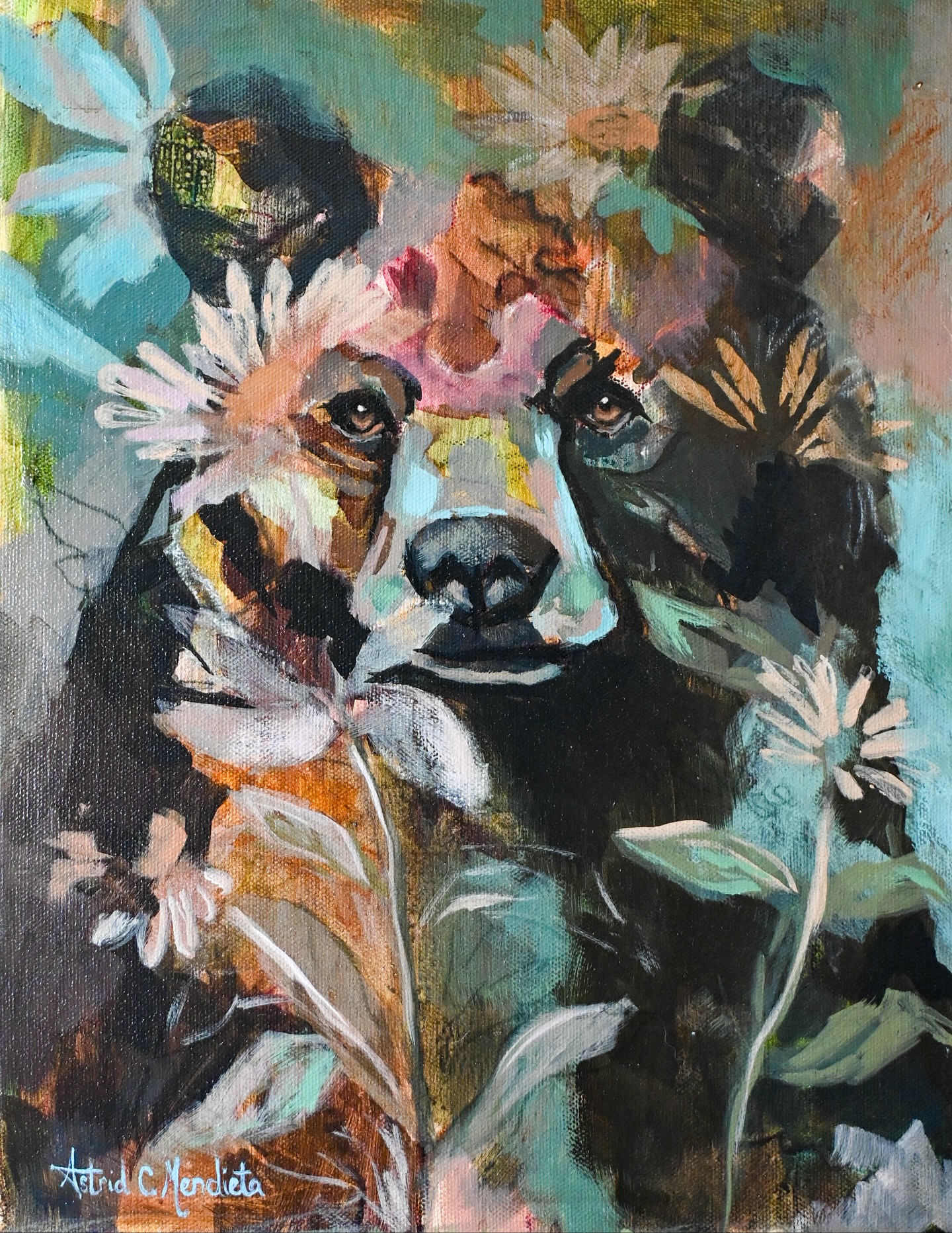 My latest mini series that is being displayed at the @mountainartscollective in downtown Truckee!
I call this series “New Ways of Seeing”. Its that moment when we shift our perception of how we see things, how we see people or how we see life.
Each person might look at something and have a complete different interpretation of what they feel, sense or perceive of the person, object or situation.
You as well, might interpret something one way at a given time, and change the way you perceive it months later.
This change of perception is what inspired me to create these wild animals in a way that I perceive them. In these paintings, they blend in with other natural elements like flowers or the sky. It is my representation of how I’ve changed the way I perceive things around me and how most of them are just reflections of my inner world.
The amount of truth & beauty I see in the world can only be measured by the depth I’ve uncovered in my own truth and beauty.
These originals are available only through the gallery.
Stop by in Downtown Truckee to claim the one that is meant for you.