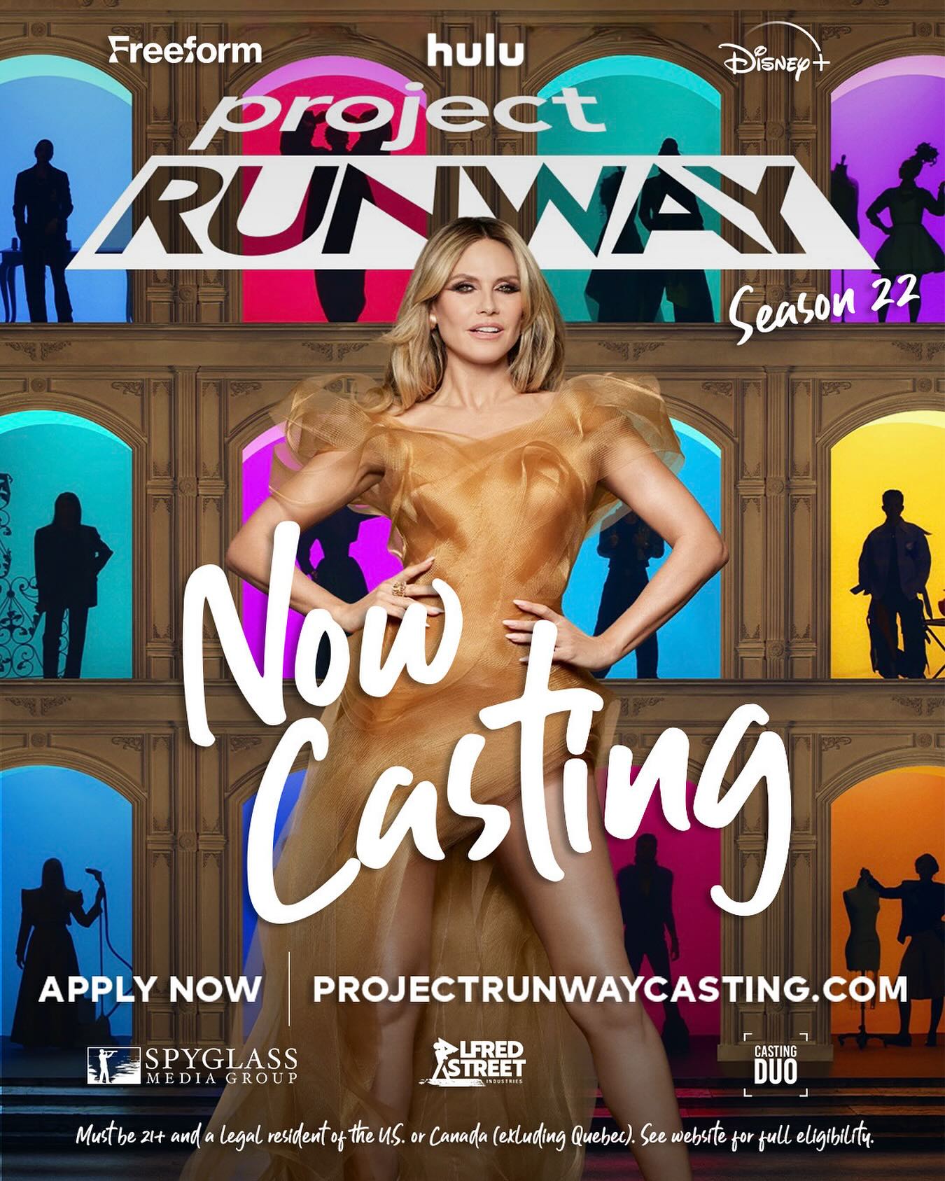 Let’s get back to work! Apply Now at projectrunwaycasting.com
