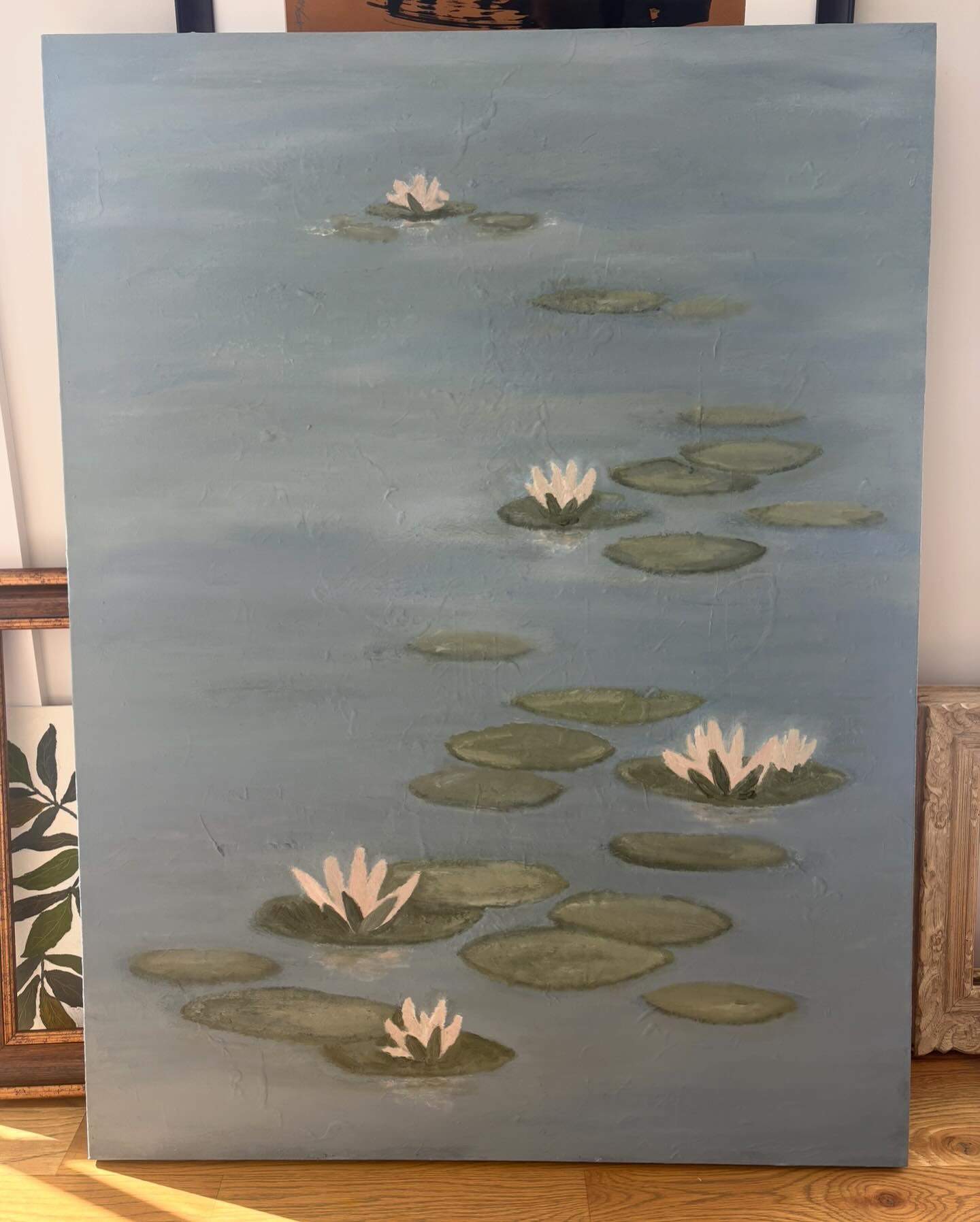 Lillies 36"x48" Oil on Canvas commission for a collector 🥰