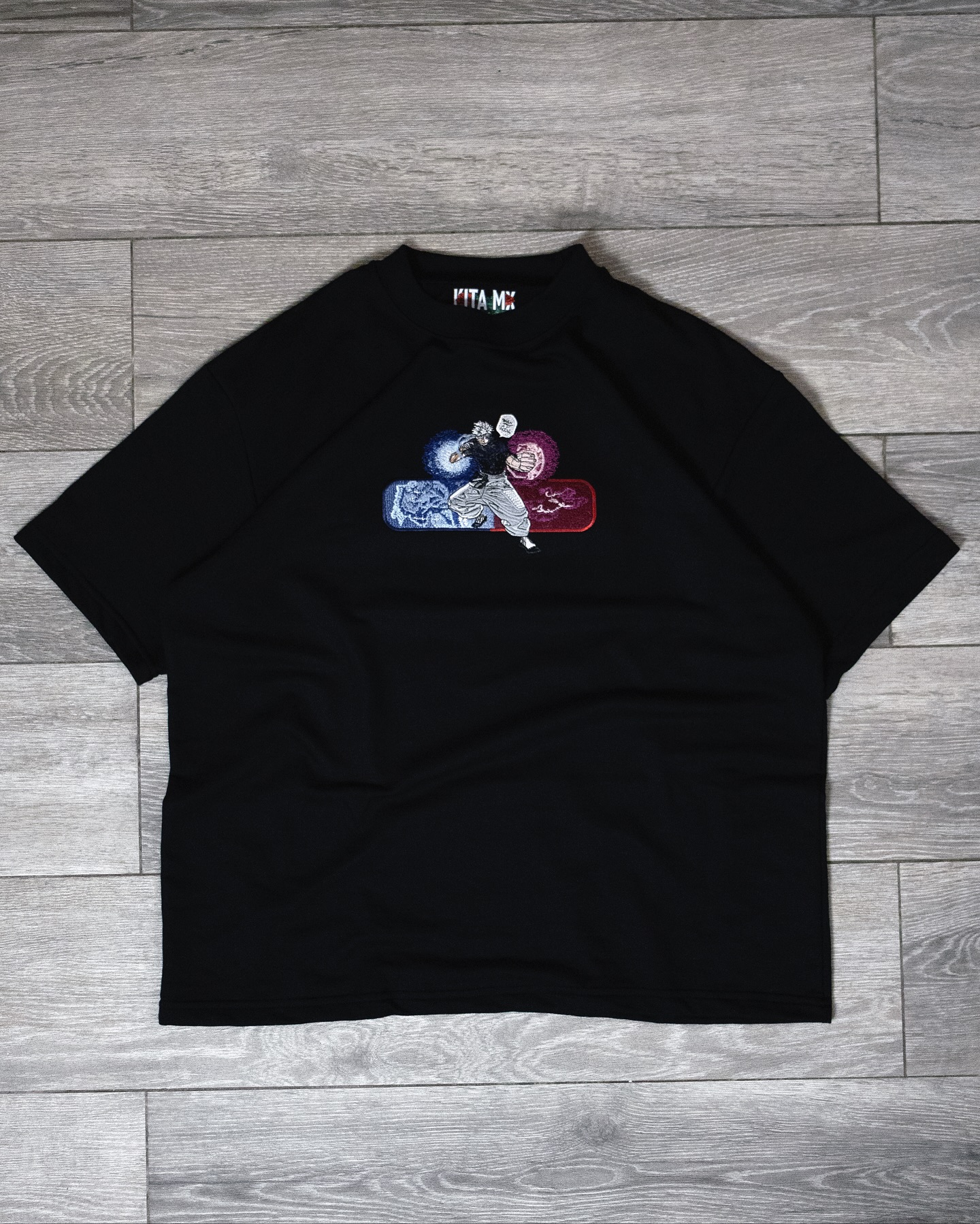 Gojou Satoru Jutsushiki - Custom Order
www.kita.com.mx
#jujutsukaisen #anime #gojousatoru #manga #gojo #animeclothing #anime #animemerch #kaosanime #animeclothes #jaketanime #animeart #otaku #bajuanime #manga #tasanime #animefashion #animeapparel #distroanime #hoodieanime