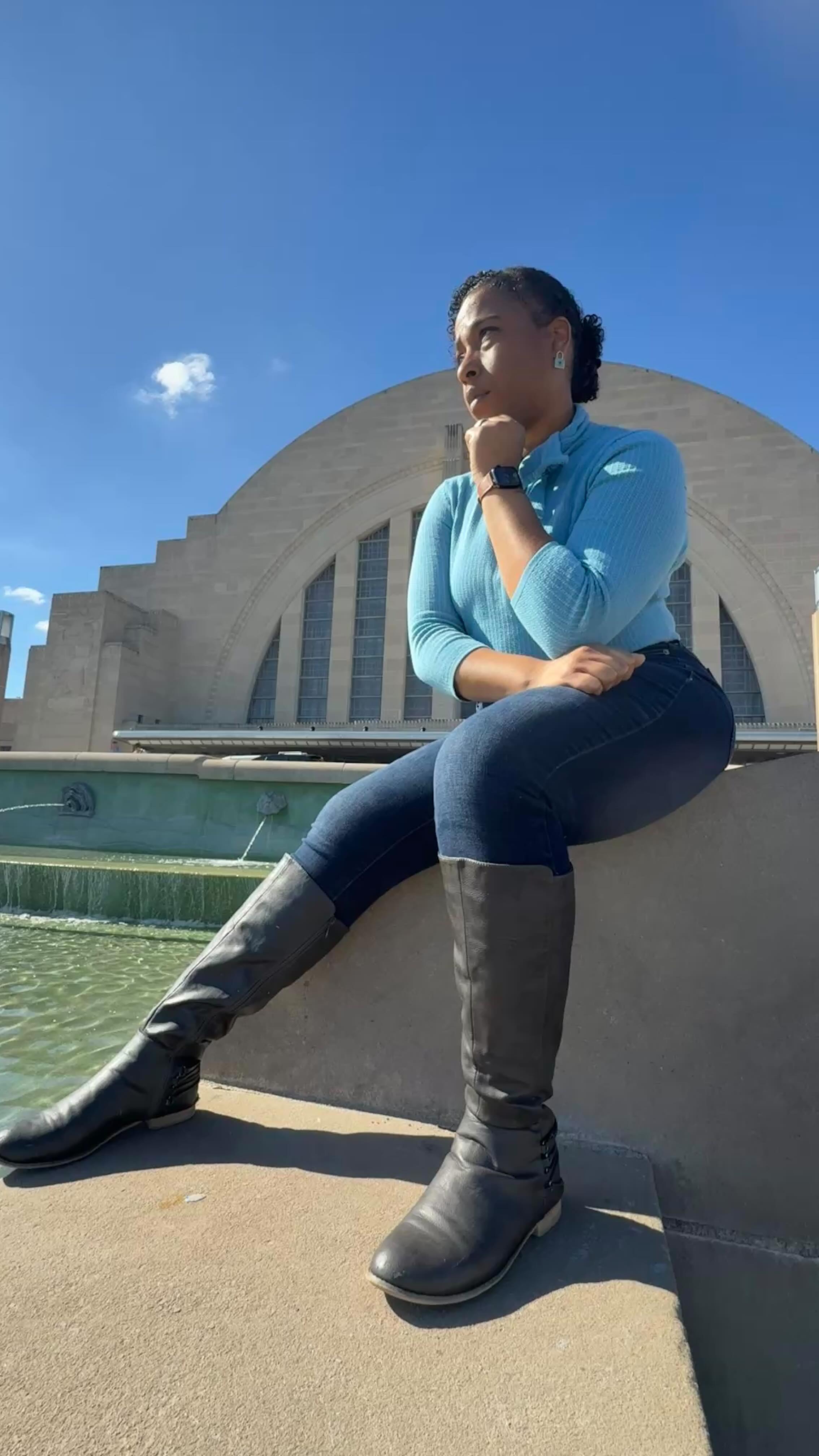 She’s more than a lighthouse. She’s a healing alchemist of restoration. Good posture goes a long way for physical healing & pain reduction. The world is literally causing us biological & anatomical harm by making us shrink to fit into a standard that doesn’t belong to us. I’ve been in the fetal position for too long and healing starts with unraveling my vertebra one at a time.