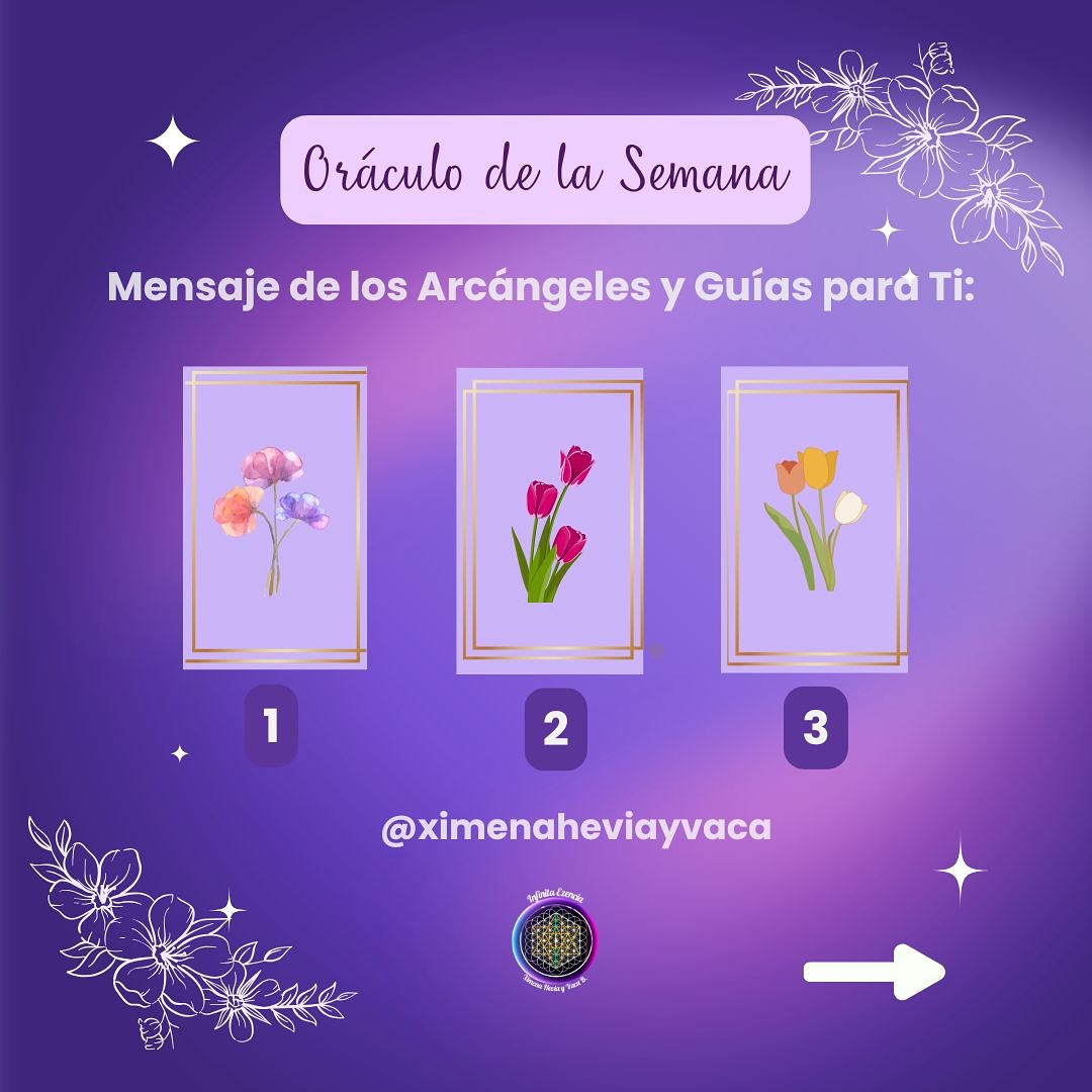 🩵Oráculo de la Semana
Esta semana, combina foco, belleza y sabiduría práctica. Los Arcángeles te guían a manifestar con propósito, vibrar alto y actuar desde el corazón.
🦋Elige con el corazón uno de estos mensajes y recibe la guía que tu Ser necesita.
✨💙 Comparte y afirma!!
Mensajes canalizados Ximena ♾️⚜️
#mensajesdeluz #canalización #arcangeles #mensajescósmicos #transformación #resiliencia #sanación #abundancia #pazinterior #amorinfinito #seresdeluz #amor #mensajedeldia #mensajespositivos #Recordatorio #recordatorios #mantrasdeluz #ximenaheviayvaca #infinitaezencia #sanacionholistica #selfcare #reikienergy #healing #liberacion #arcángelrafael #sanacioninterior #sanacion #mensajesangelicales #arcangelmiguel #111mensajesparaelalma