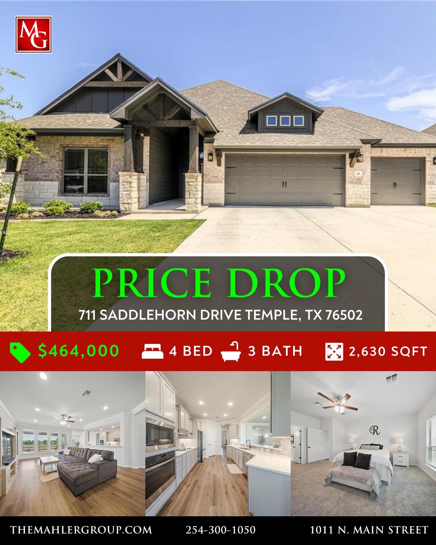 PRICE IMPROVEMENT!
LUXURY, COMFORT, & STYLE IN THE GROVES OF LAKEWOOD RANCH! WITH NO REAR NEIGHBORS, this stunning Omega Carrington home—built in November 2024 and loaded with upgrades in one of Belton ISD’s top communities! With a smart, open-concept layout, this home offers the perfect blend of the latest home trends with everyday ease. You’ll love the bright and spacious living areas that flow seamlessly into a modern kitchen featuring granite countertops, a large pantry, plethora of cabinet storage, and crown molding throughout. Perfect for families, guests, or multi-generational living! The private owner’s suite is your personal retreat, complete with dual vanities, a garden tub, separate shower, and oversized walk-in closets. Three additional bedrooms offer great flexibility—ideal for kids, guests, or a home office. Step outside and enjoy your own peaceful backyard paradise. With a 5 1/2 acre green belt behind the home, you’ll have room to relax or entertain with ease. Dreaming of an outdoor kitchen or fire pit? There’s space for that, too! A beautifully landscaped front yard and a three-car garage (including an extra bay for storage, a gym, or workshop) round out this move-in-ready gem. Located in the sought-after Groves at Lakewood Ranch, you’re minutes from scenic parks, walking trails, shopping, dining, and easy access to I-35, Austin, and Waco. Looking for a place to set down roots that is like new, spacious, and in a vibrant, growing area? This is it! Schedule your private showing today—your next chapter starts here.