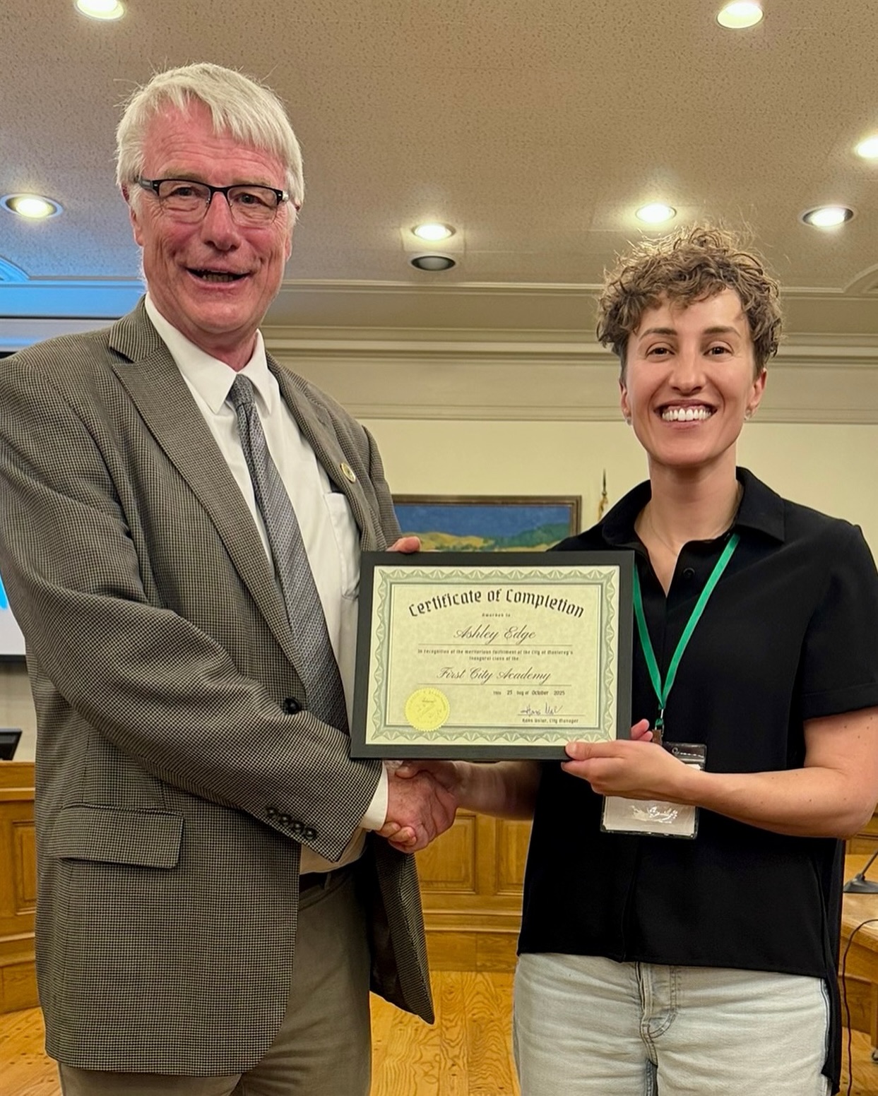 I'm honored to be a graduate of the inaugural First City Academy offered by the city of Monterey. I've learned so much about our city, its history, infrastructure, economic pillars, and cultural significance over the past nine weeks. I love being a Monterey resident! (Though if you know me, I'm kind of an honorary PG resident too. 🤪🥰) What a privilege to call this special place–the Monterey peninsula–home!