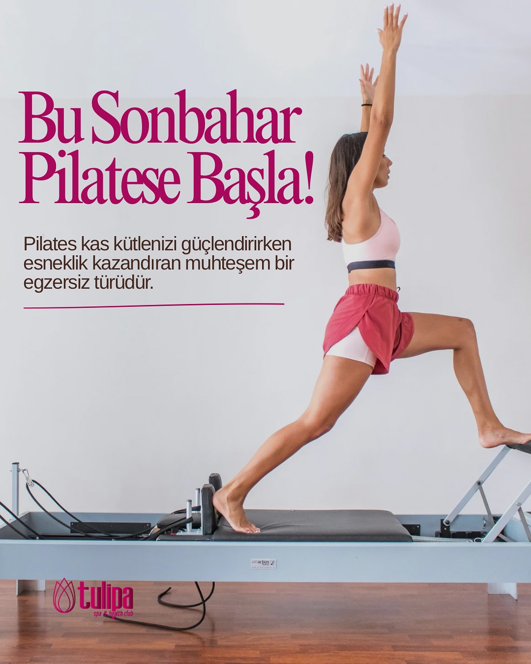 Bu Sonbahar Pilatese Başla! ✨
Bedenini güçlendirirken zihnini de dengeye getir.
Pilates; kasları kuvvetlendiren, duruşu iyileştiren, nefesi derinleştiren bir denge sanatıdır.
Sonbahar, yenilenmenin mevsimi.
Kendine zaman ayır, gücünü yeniden keşfet 💫
📍 Tulipa Spa & Health Club – İstanbul
#TulipaSpa #PilatesIstanbul #İstanbuldaPilates #İstanbuldaSpa #SonbahardaYenilen #ReformerPilates
#سبا_في_اسطنبول #تمارين_بيلاتس #صحة_وجمال #توازن_الجسم_والعقل #منتجع_اسطنبول