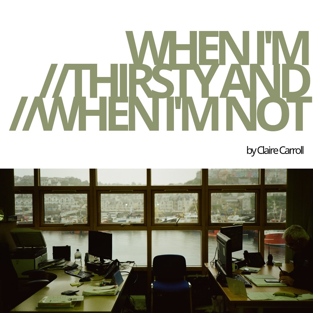 ‘It is obvious, now that I’m close to him, that Brendan Behan has been in the water much longer than seven minutes. His lips are pale and bloated, and there is a network of scabs–a weird pattern of open sores like flourishing anemones–that bloom across the skin on his shoulders and back.’
Read Claire Carroll’s WHEN I’M THIRSTY AND WHEN I’M NOT, published in UN/FAMILIAR.
Claire Carroll is a writer and PhD researcher whose work explores how experimental short fiction writing can reimagine how humans relate to the natural and non-human world. Her writing has been published by journals and anthologies including Prototype, The White Review, The London Magazine, Gutter, 3:AM and Lunate. Her debut collection, ‘The Unreliable Nature Writer’, was released in 2024 by Scratch Books.