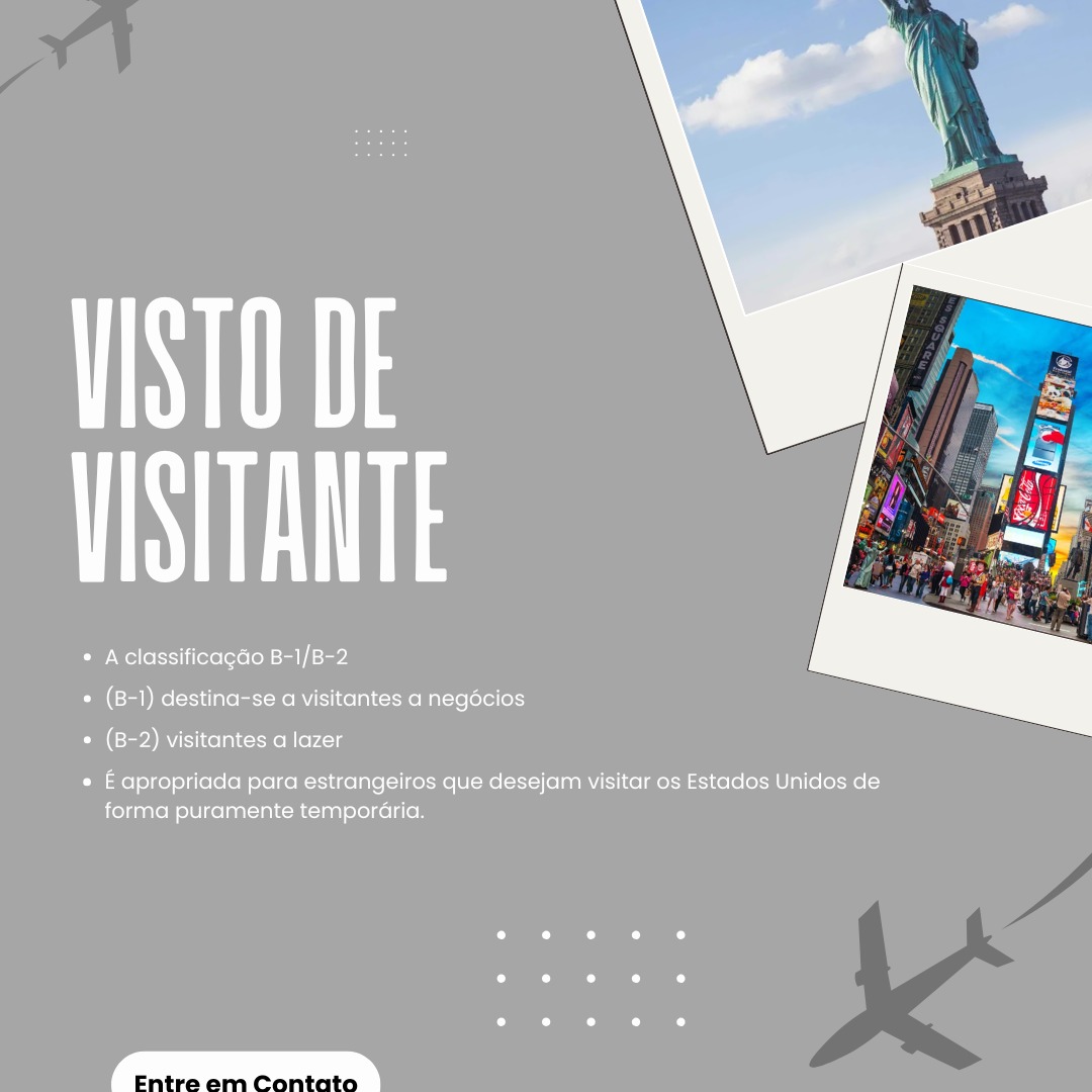 Você sabe qual é o visto ideal para visitar os Estados Unidos?
O visto B1/B2 é voltado para estrangeiros que desejam entrar no país de forma temporária.
B1: destinado a viagens de negócios, reuniões ou conferências.
B2: indicado para turismo, lazer ou visitas a familiares e amigos.
Na Importarte Consultoria, orientamos você em todas as etapas para solicitar o visto corretamente e aumentar suas chances de aprovação.
Entre em contato e descubra como podemos ajudar.
📞 @consultoriaimportarte
#vistousa #vistob1b2 #vistoturista #vistosamericanos #viajarparaeua #consultoriadevistos #importarteconsultoria