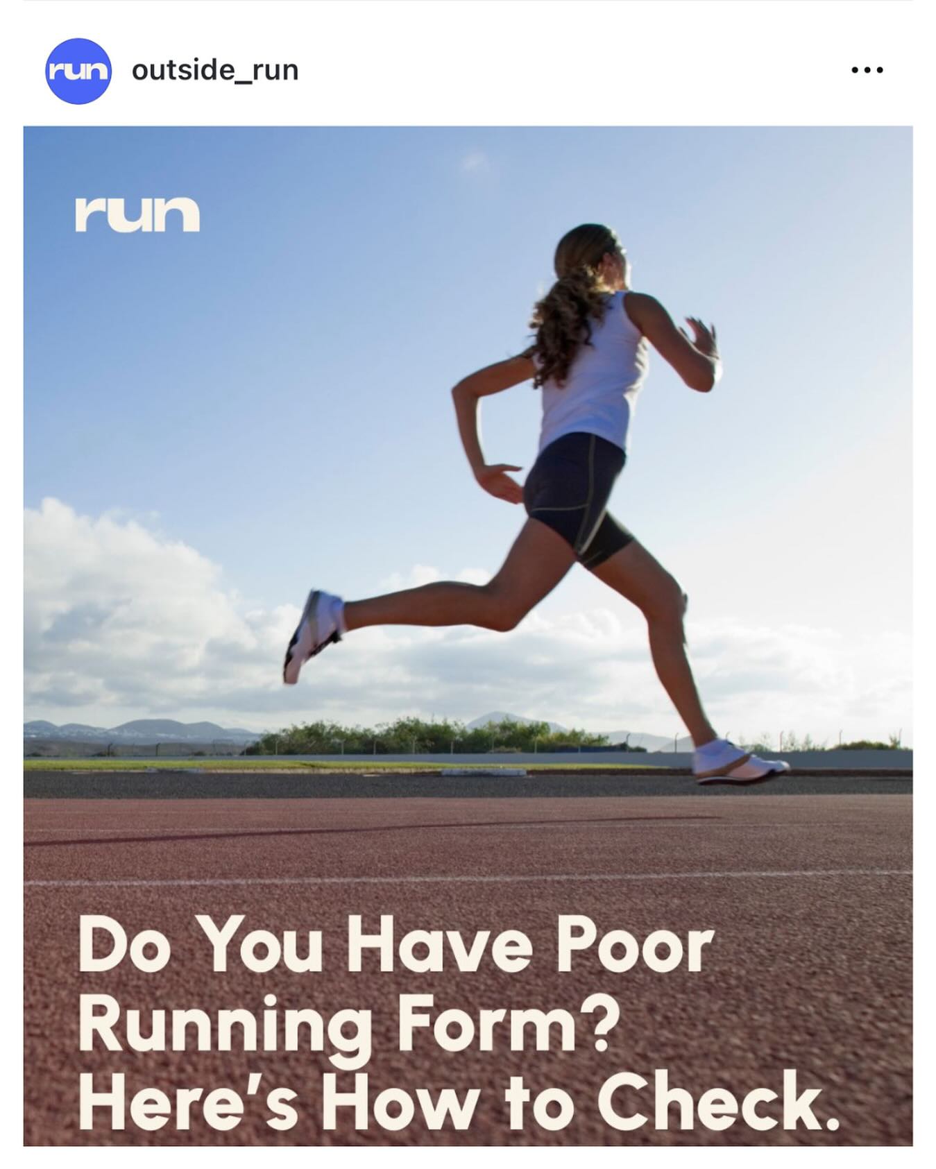 Here is a recent article I did for Run Outside Magazine about running form. Itâs a little bit different than most articles about running form because it gives you a couple ways to identify if you have weakness or range of motion deficits that are impacting your running form. Check out the link in the bio.
âAs a running medicine physical therapist, I frequently look at and assess running form in my clinic. Admittedly, I also find myself watching runners as they run by me at coffee shops, in the park, and on trails. While there is no such thing as perfect running form, there are people with an efficient stride and others who, well, look like a hot mess. When I see someone who has âbad form,â it is almost always an indicator that they have muscle weakness and range-of-motion deficits within their body.â
#RunningForm #Running #RunningInjury #RunAtlanta #RunningMedicinePhysicalTherapist #RunningPT #RunningMedicine
